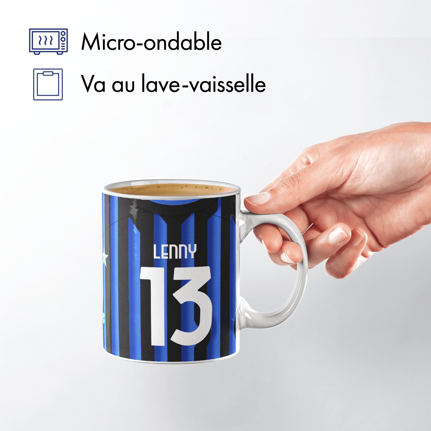 Mug Internazionale Milano football personnalisable