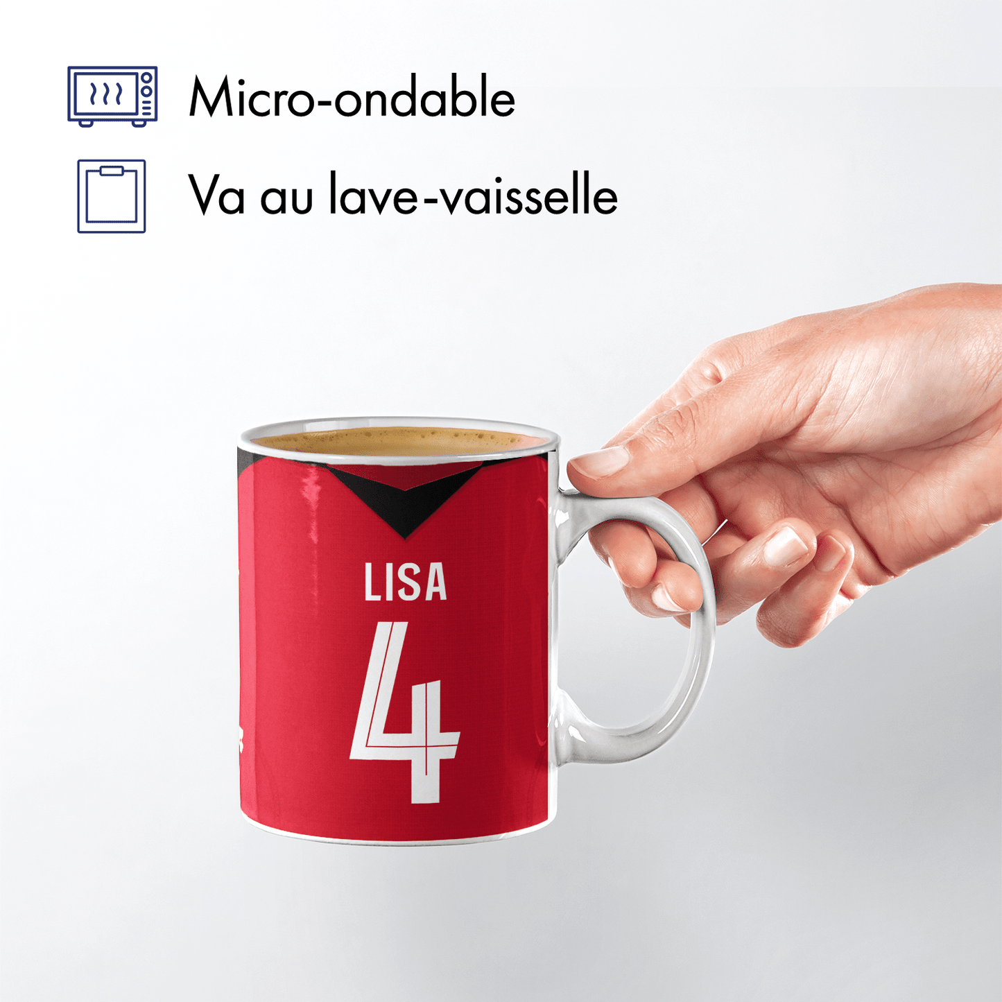 Mug Stade Rennais Football Club football personnalisable