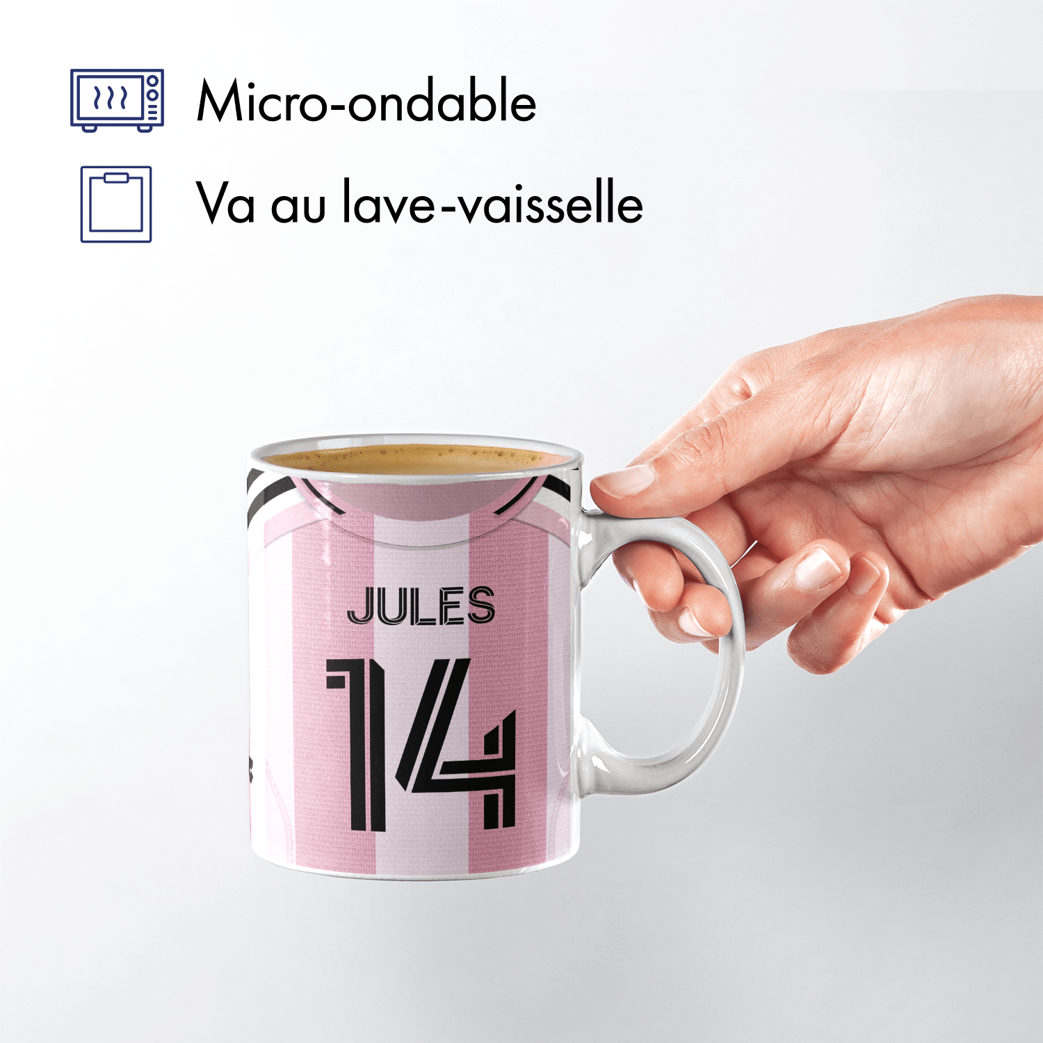 Mug Inter Miami football personnalisable