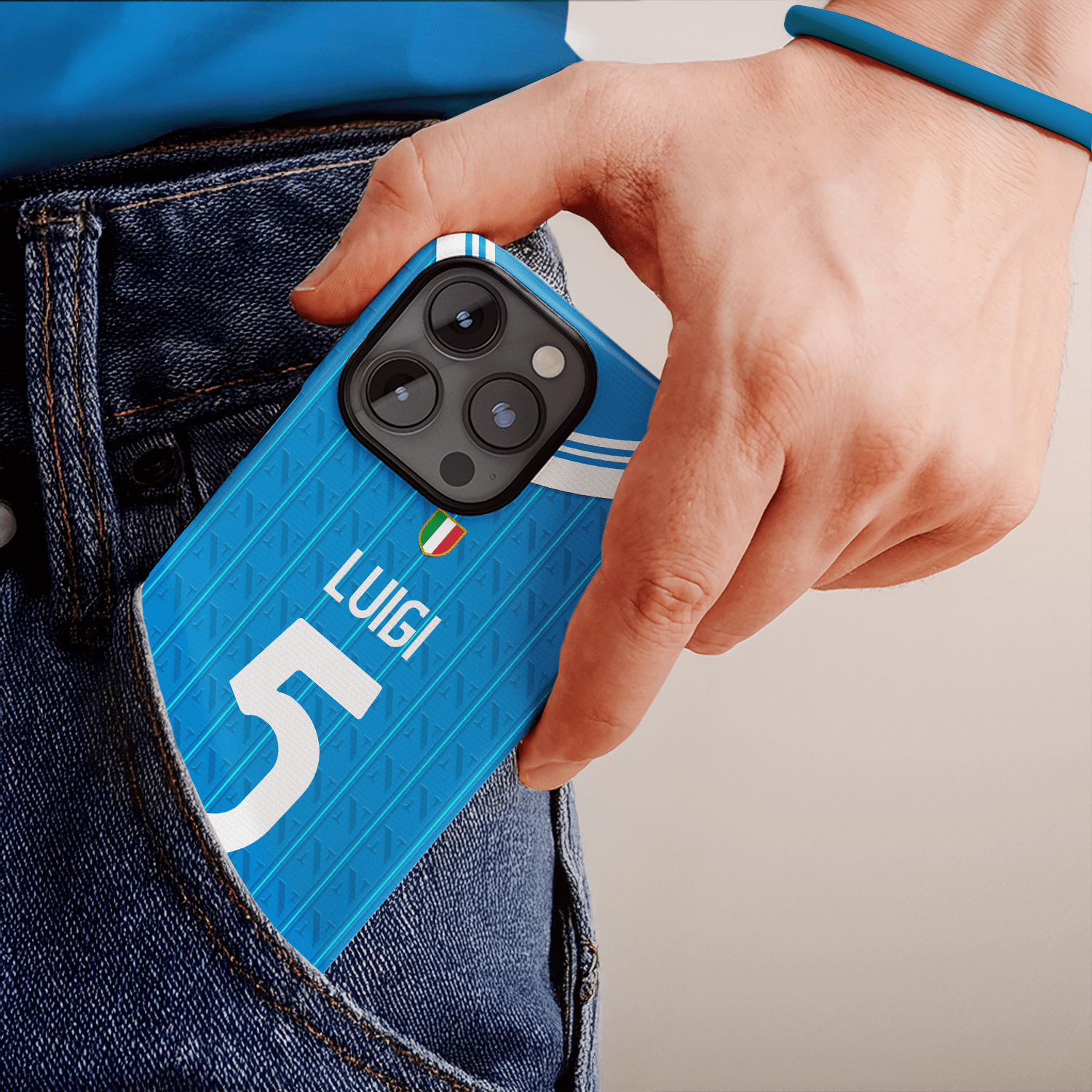 Coque de téléphone Napoli SSC personnalisable pour téléphone