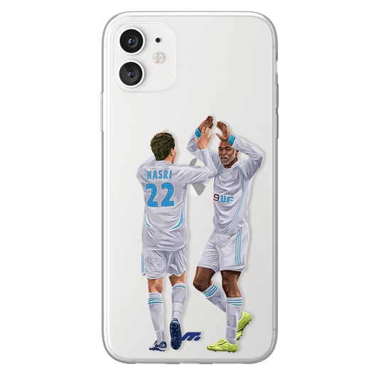 Coque Samir & Djibril de Football Olympique de Marseille