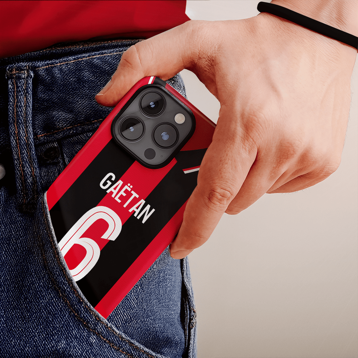 Coque OGC Nice football personnalisable pour téléphone