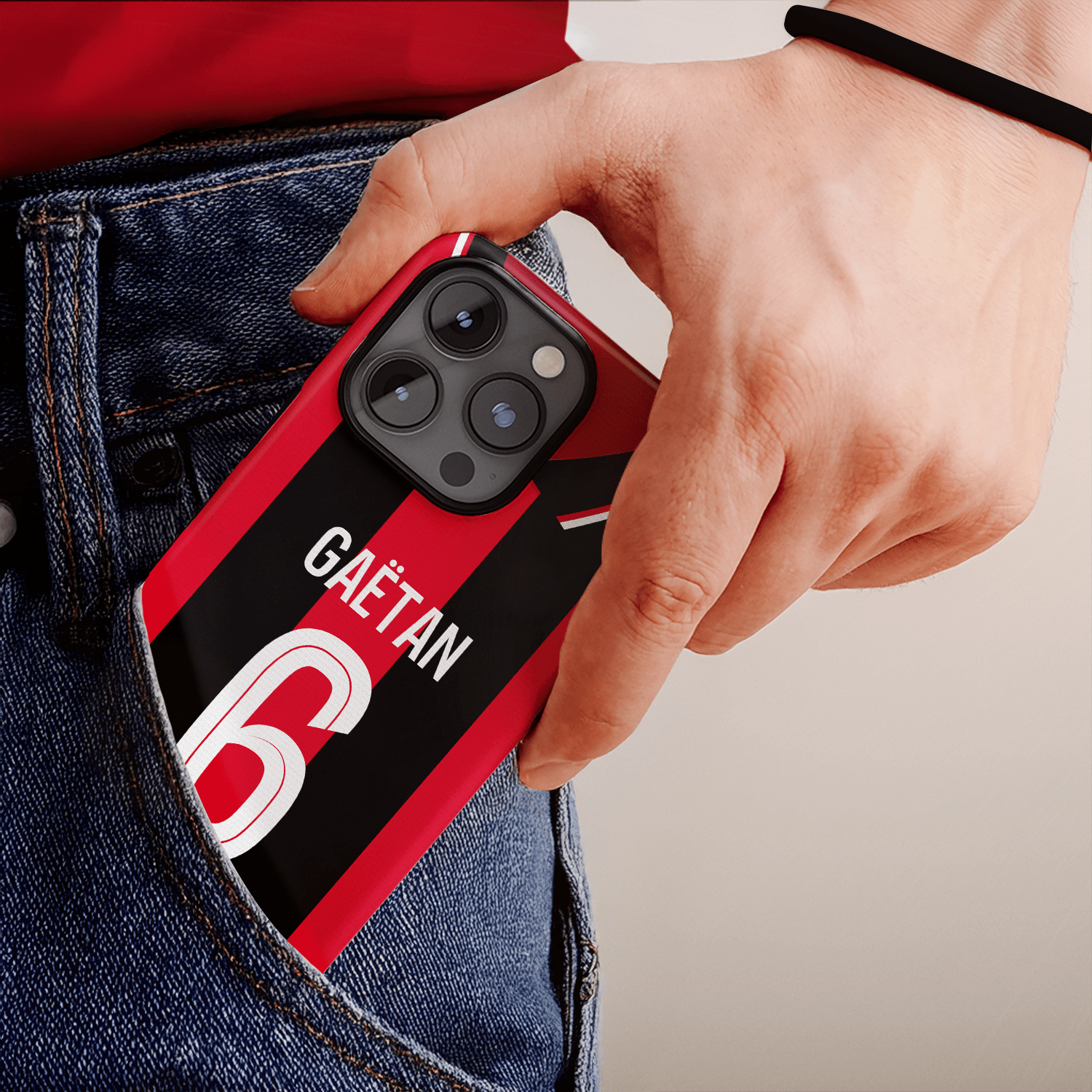 Coque OGC Nice football personnalisable pour téléphone