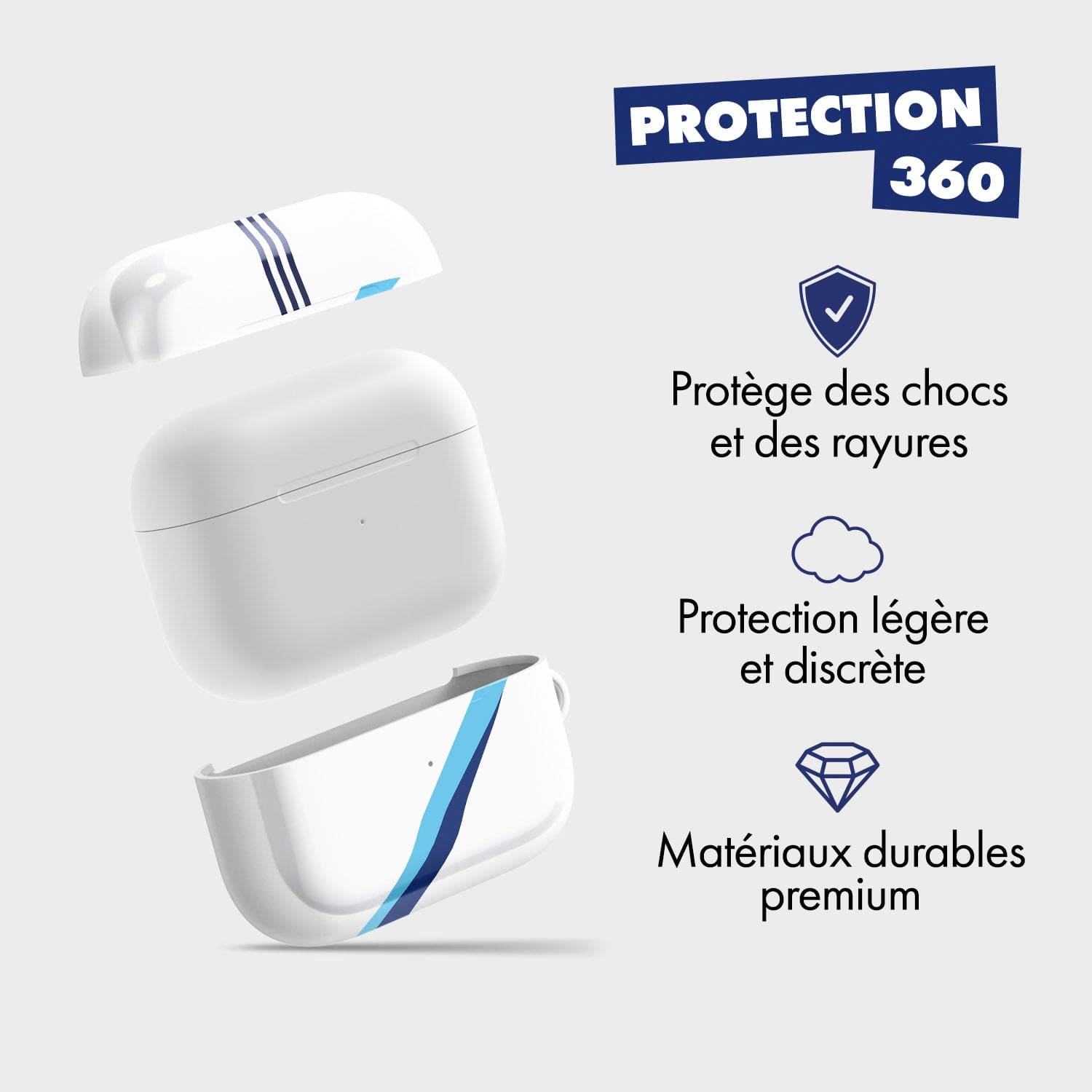 PARIS FC - BOITIER D'ÉCOUTEURS