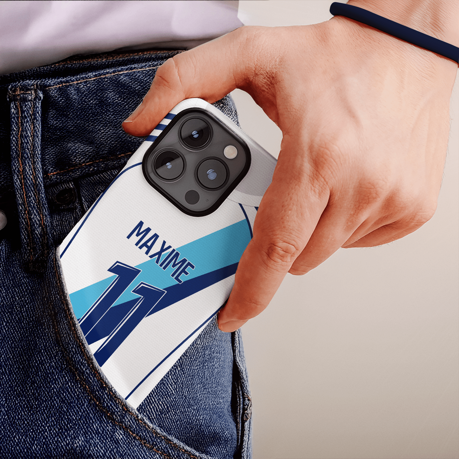 Coque de téléphone PARIS FC personnalisable pour téléphone