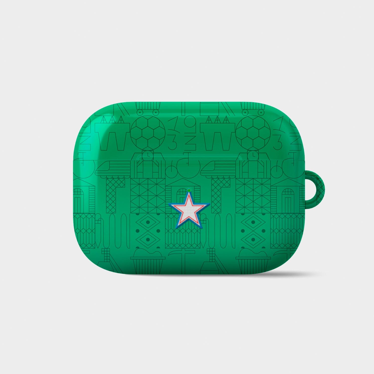 Coque pour AirPods & Samsung buds football AS Saint-Etienne