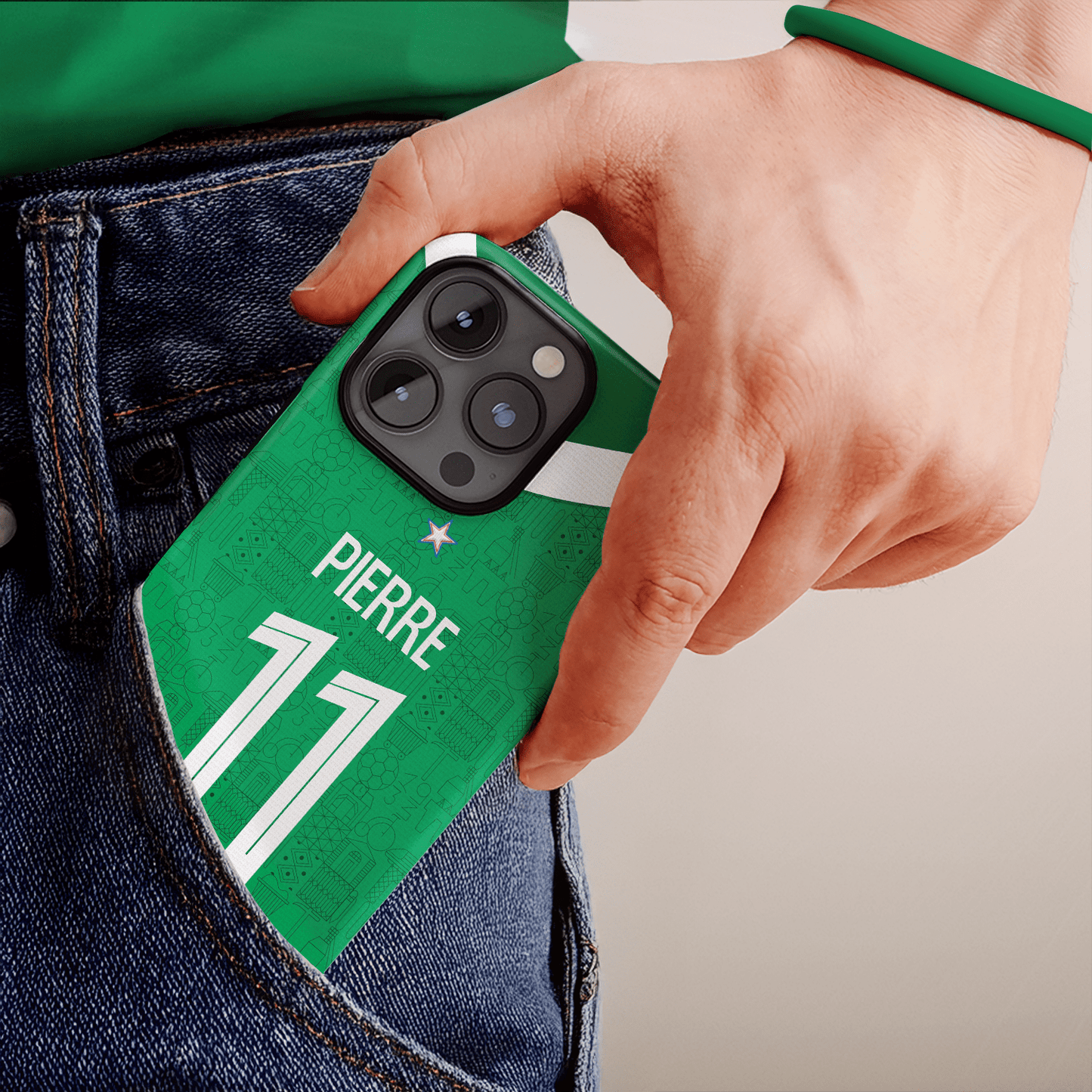 Coque AS Saint Etienne personnalisable