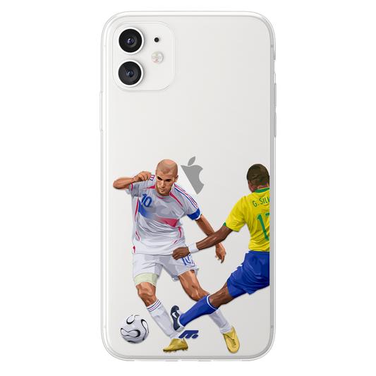 Coque Zinedine Zidane de Football Equipe de France