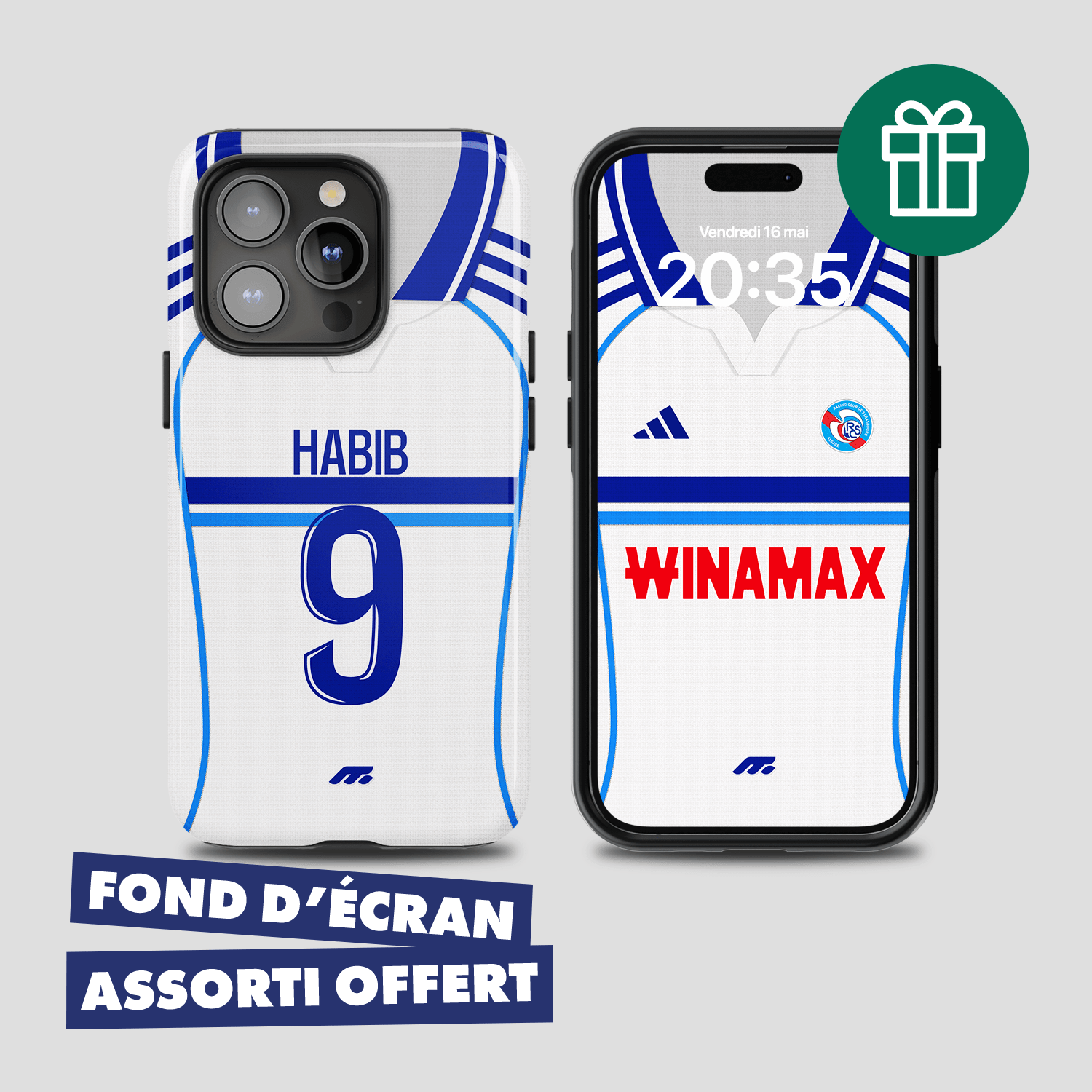 Coque de téléphone STRASBOURG personnalisable pour téléphone