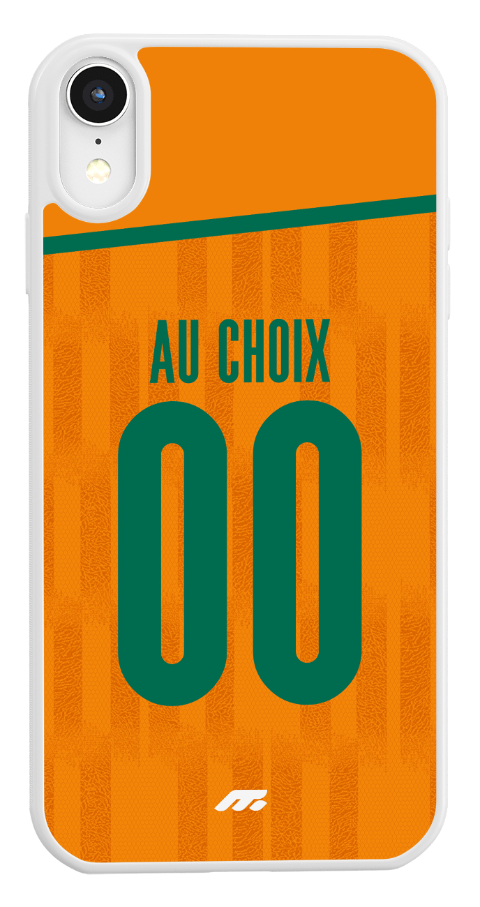 Coque Côte d'Ivoire football personnalisable pour téléphone - iPhone, Samsung, Google, Xiaomi, Oppo