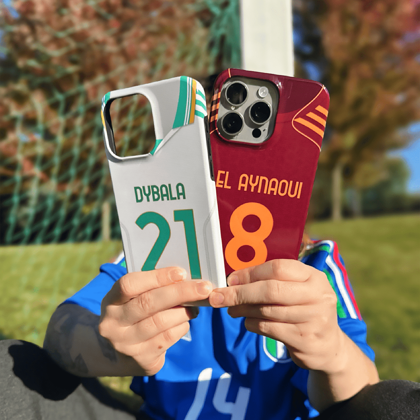 Coque de téléphone As Roma personnalisé de football