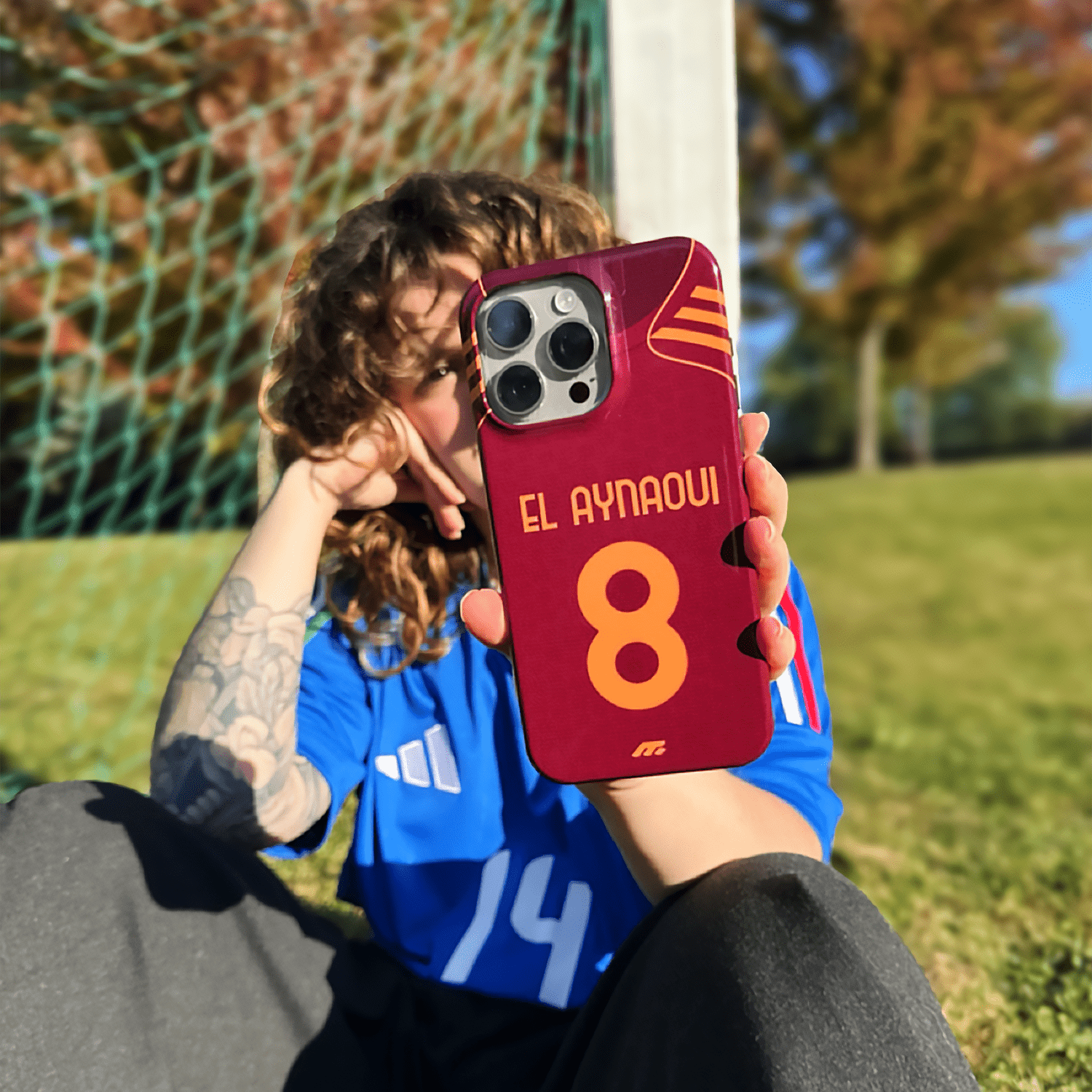 Coque de téléphone As Roma personnalisé de football