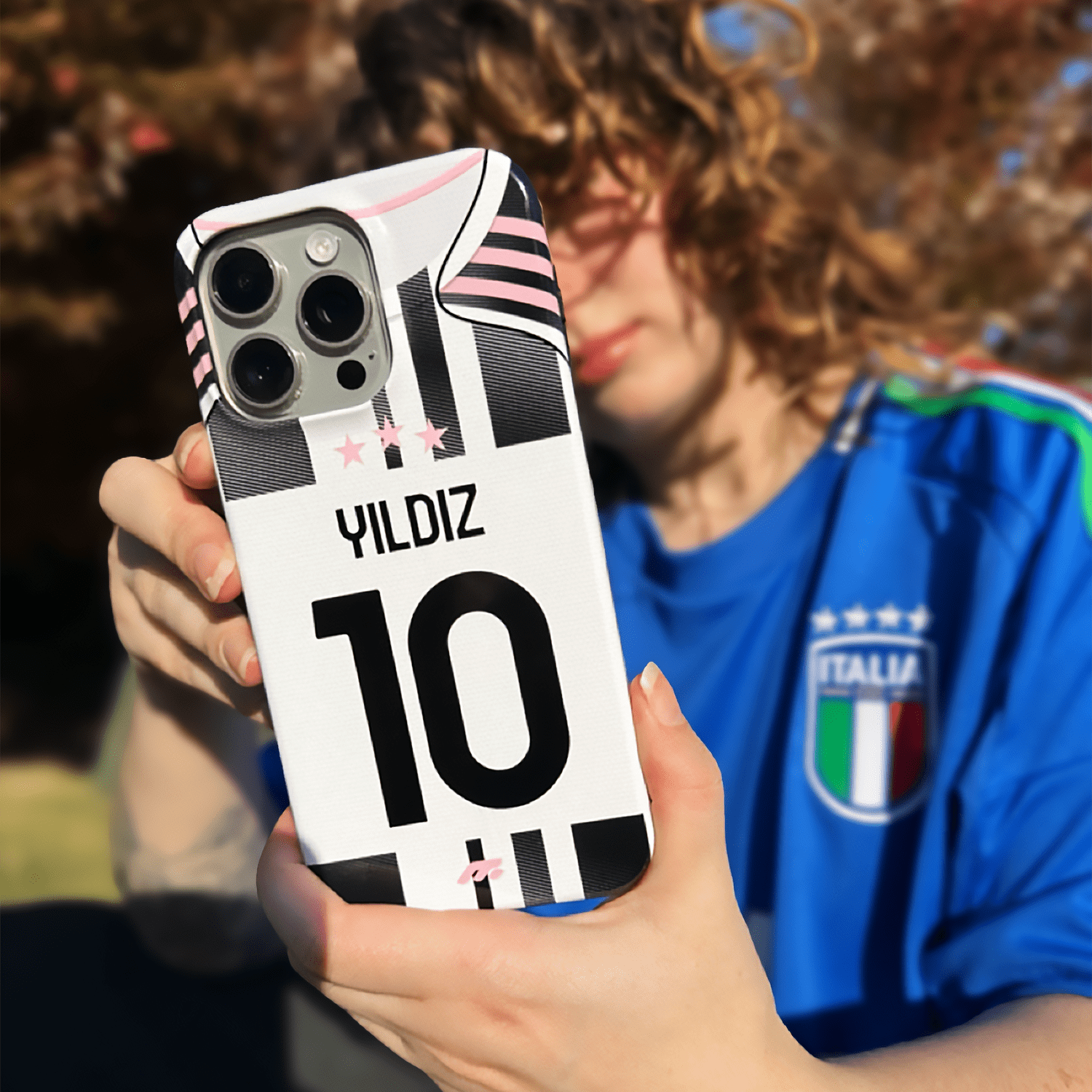 Coque de téléphone Juventus Turin personnalisé de football