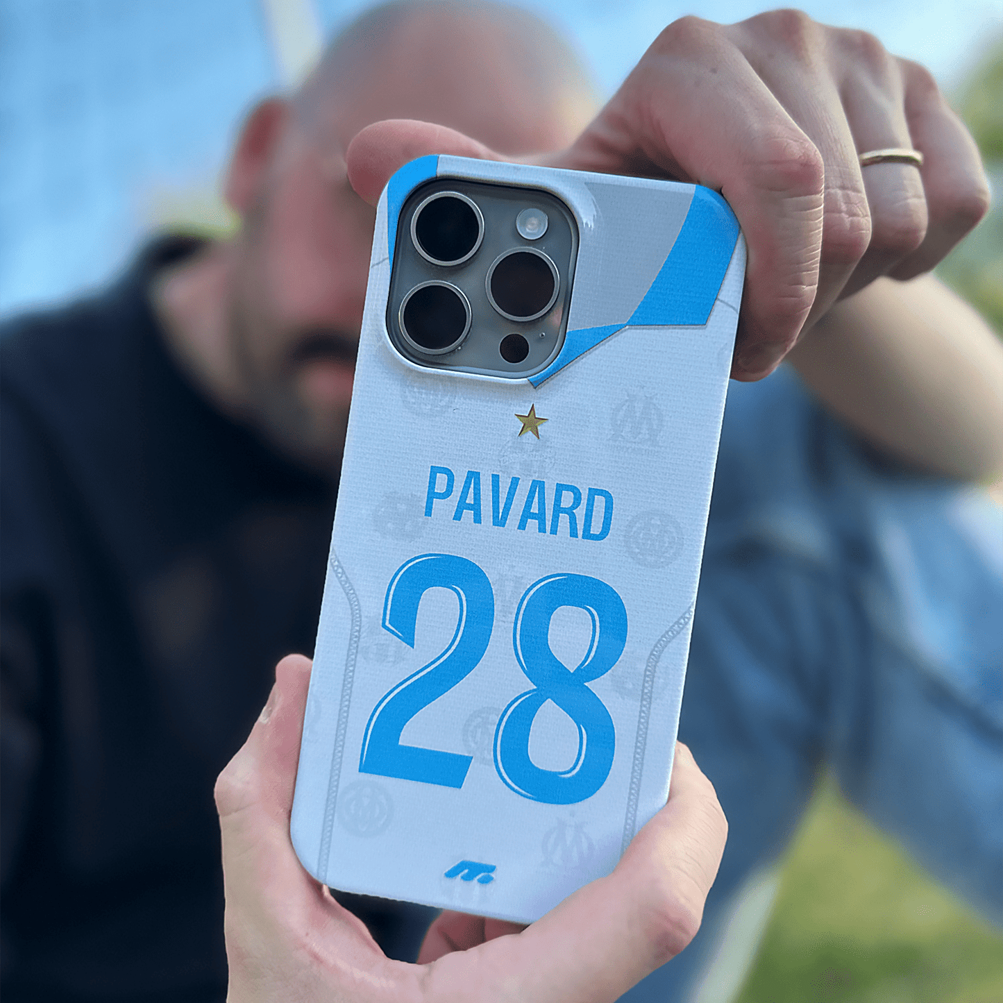 Coque de téléphone Olympique De Marseille personnalisé de football