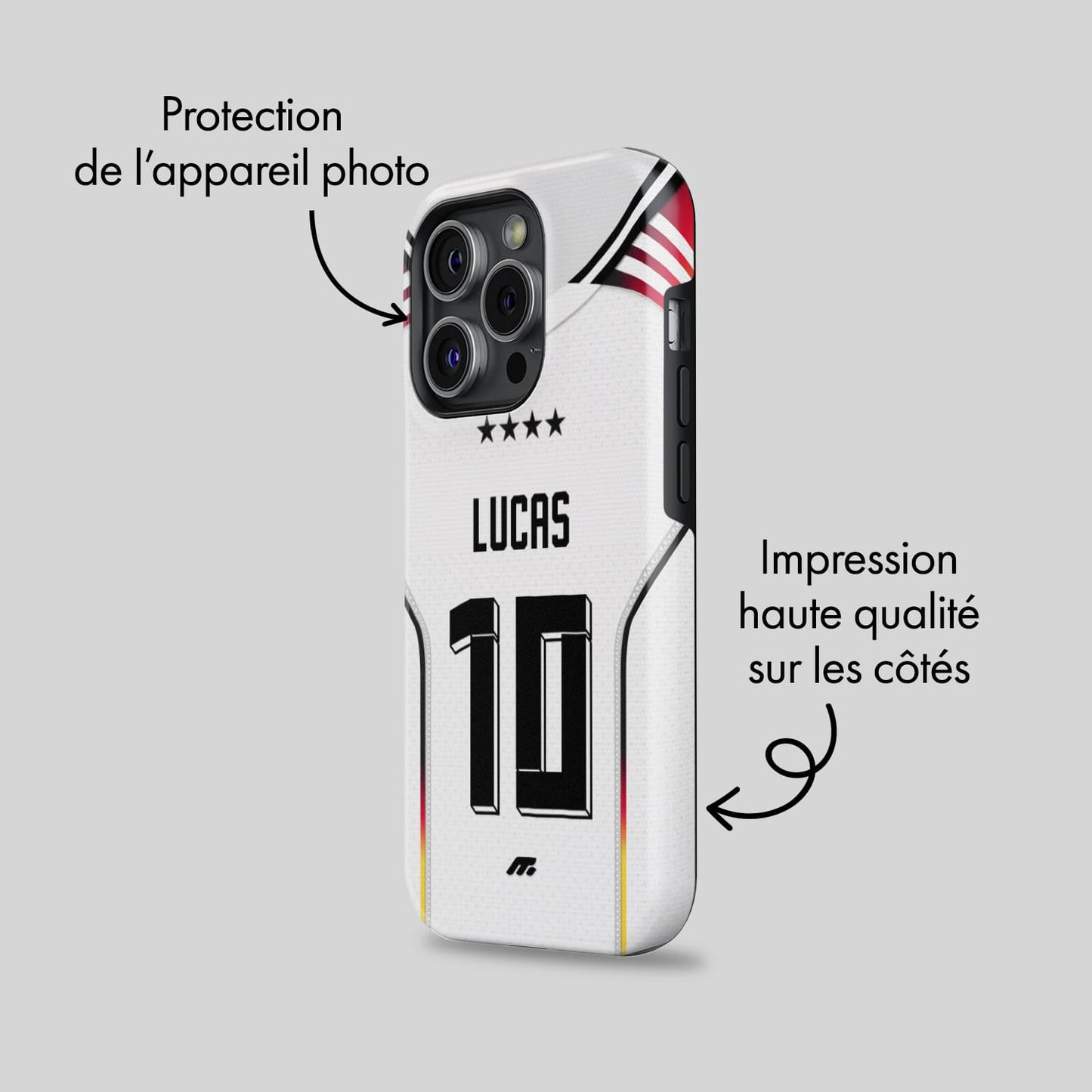 Coque Allemagne football personnalisable pour téléphone