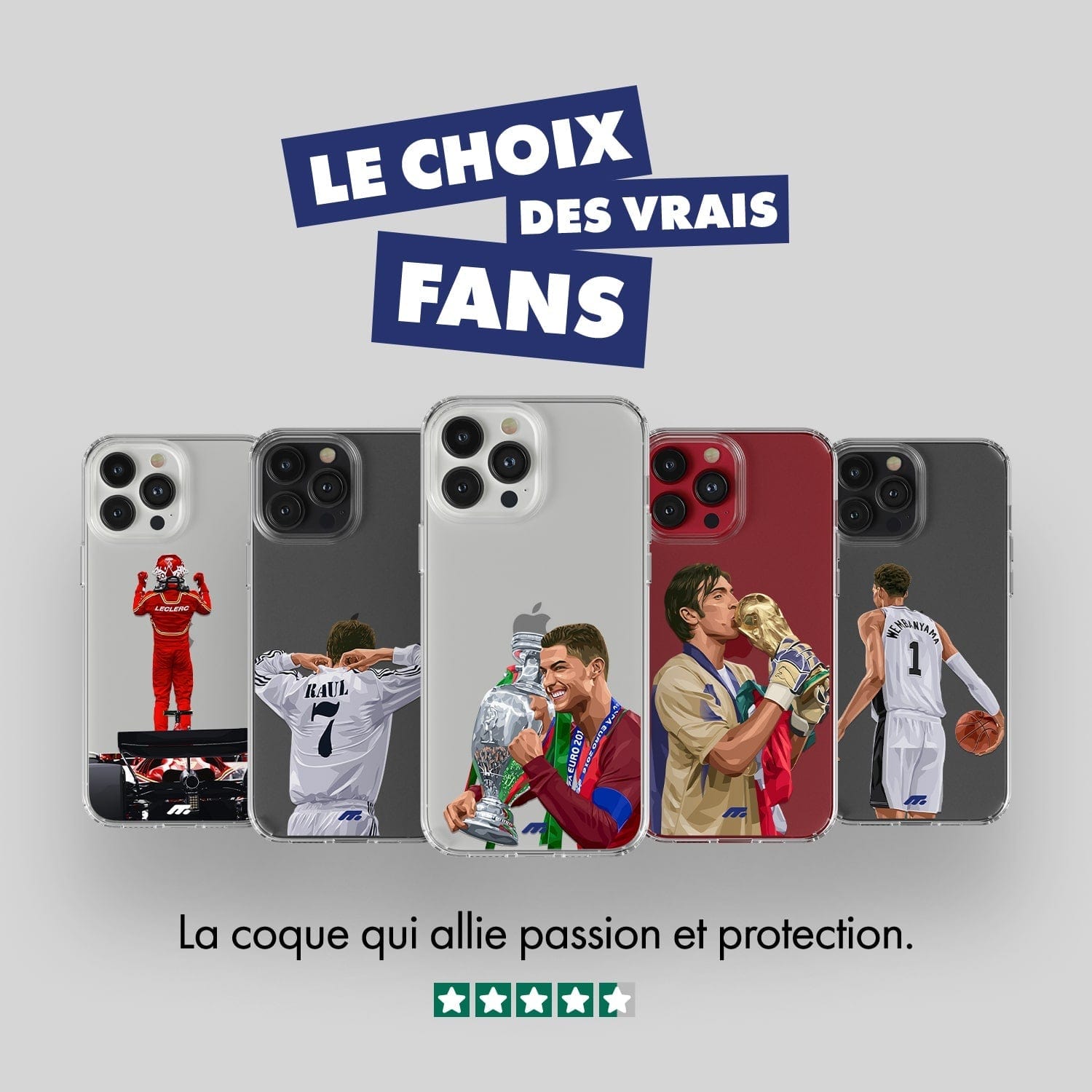 Coque Alphonso Davies et Jamal Musiala de Football Bayern Munich
