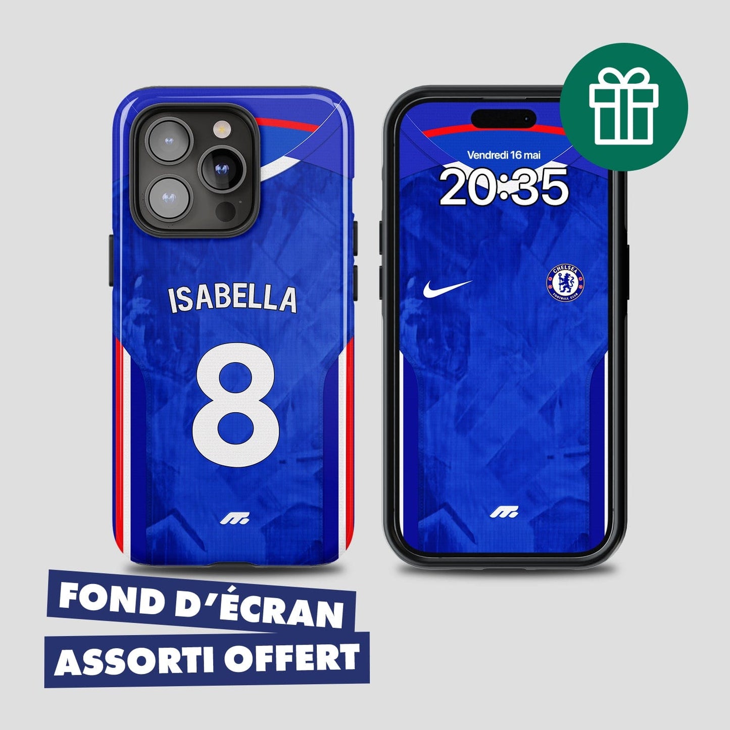 Coque Chelsea FC football personnalisable pour téléphone