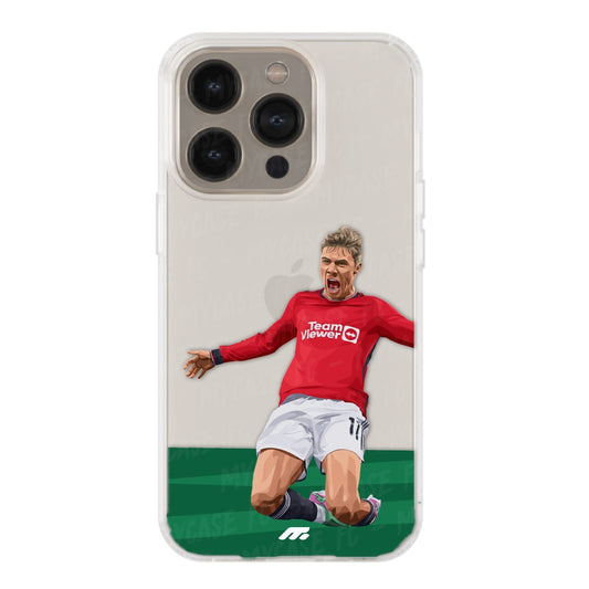 Coque Rasmus Højlund		 de Football Manchester United