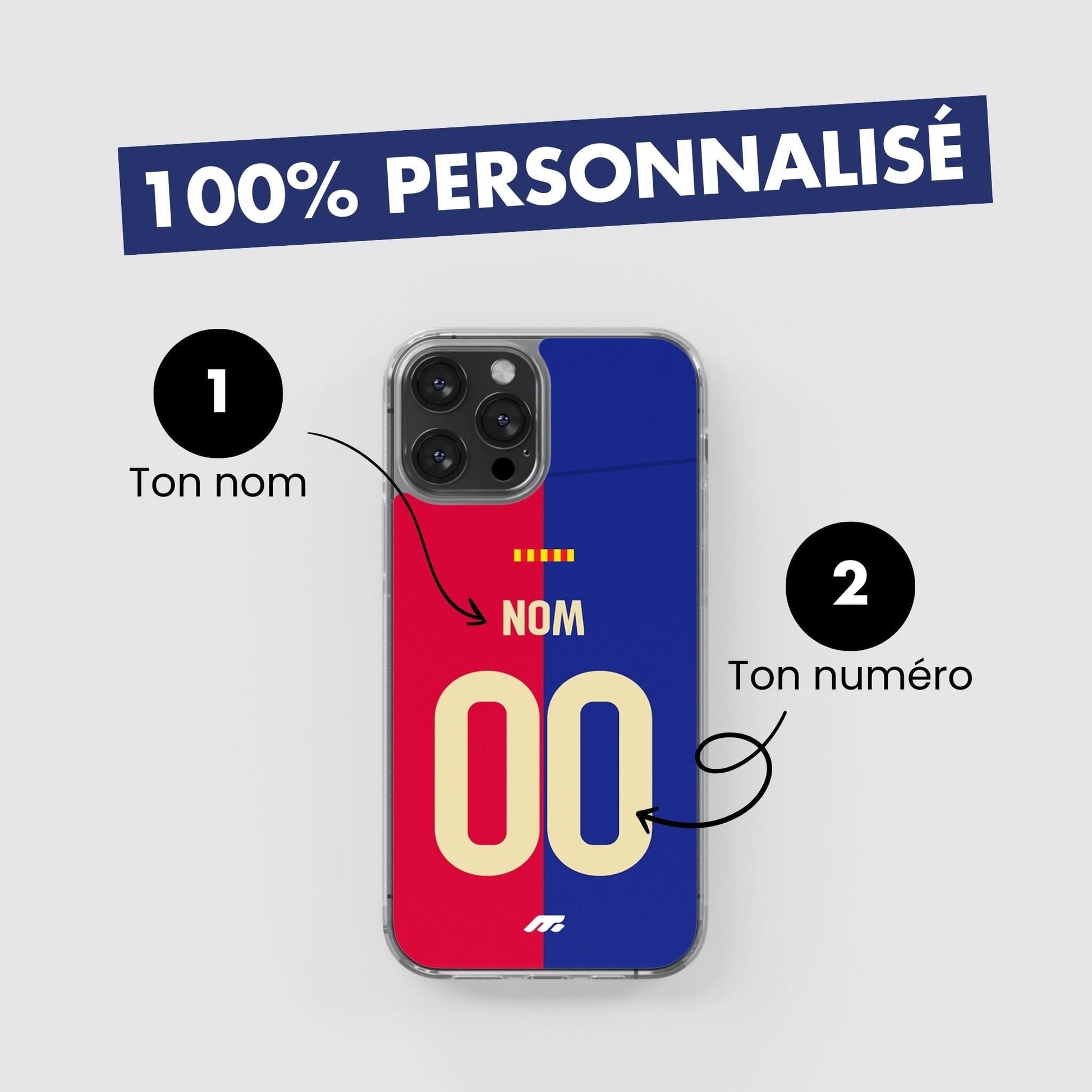 Coque Nimes football personnalisable pour téléphone