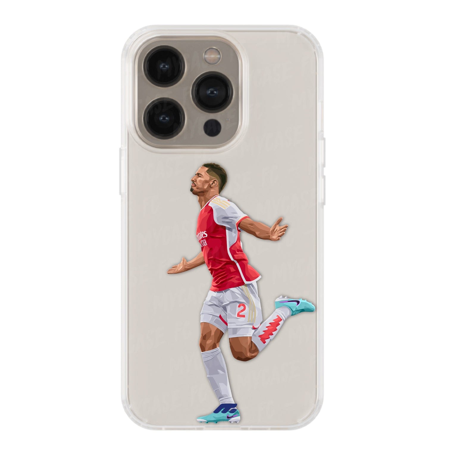 Coque Saliba de Football Arsenal FC