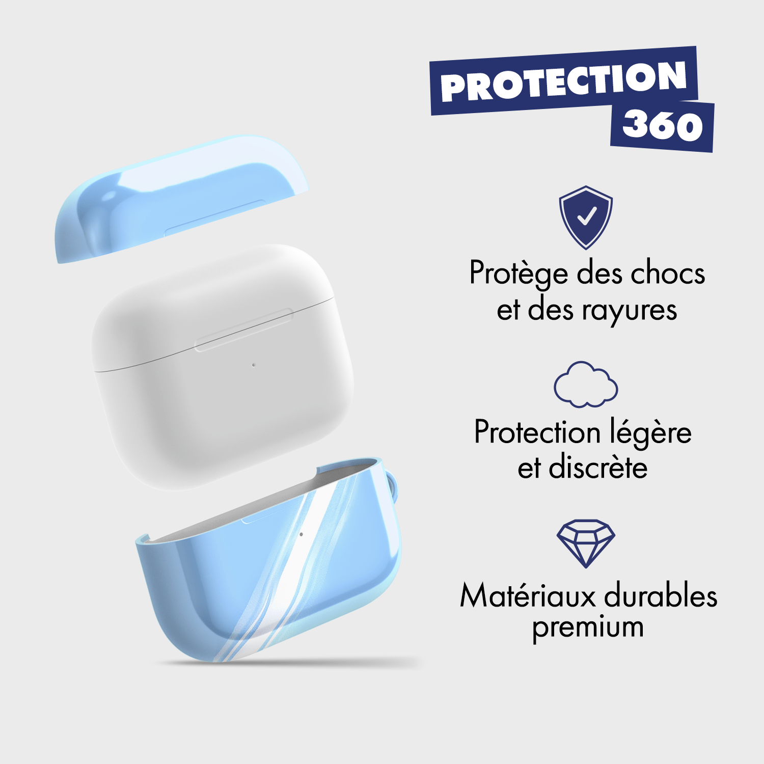 Coque pour AirPods & Samsung buds football Manchester City