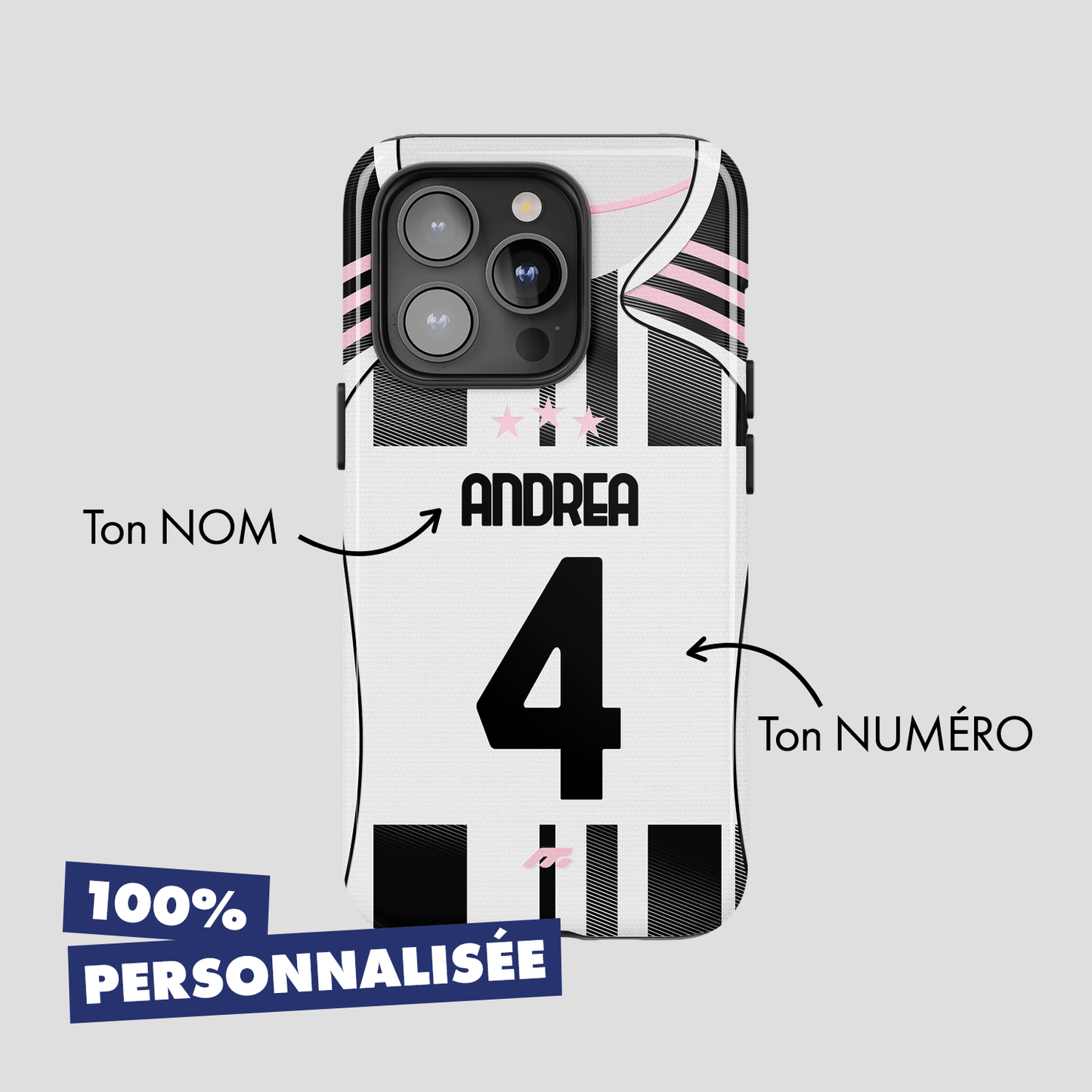 Coque Juventus Turin football personnalisable pour téléphone