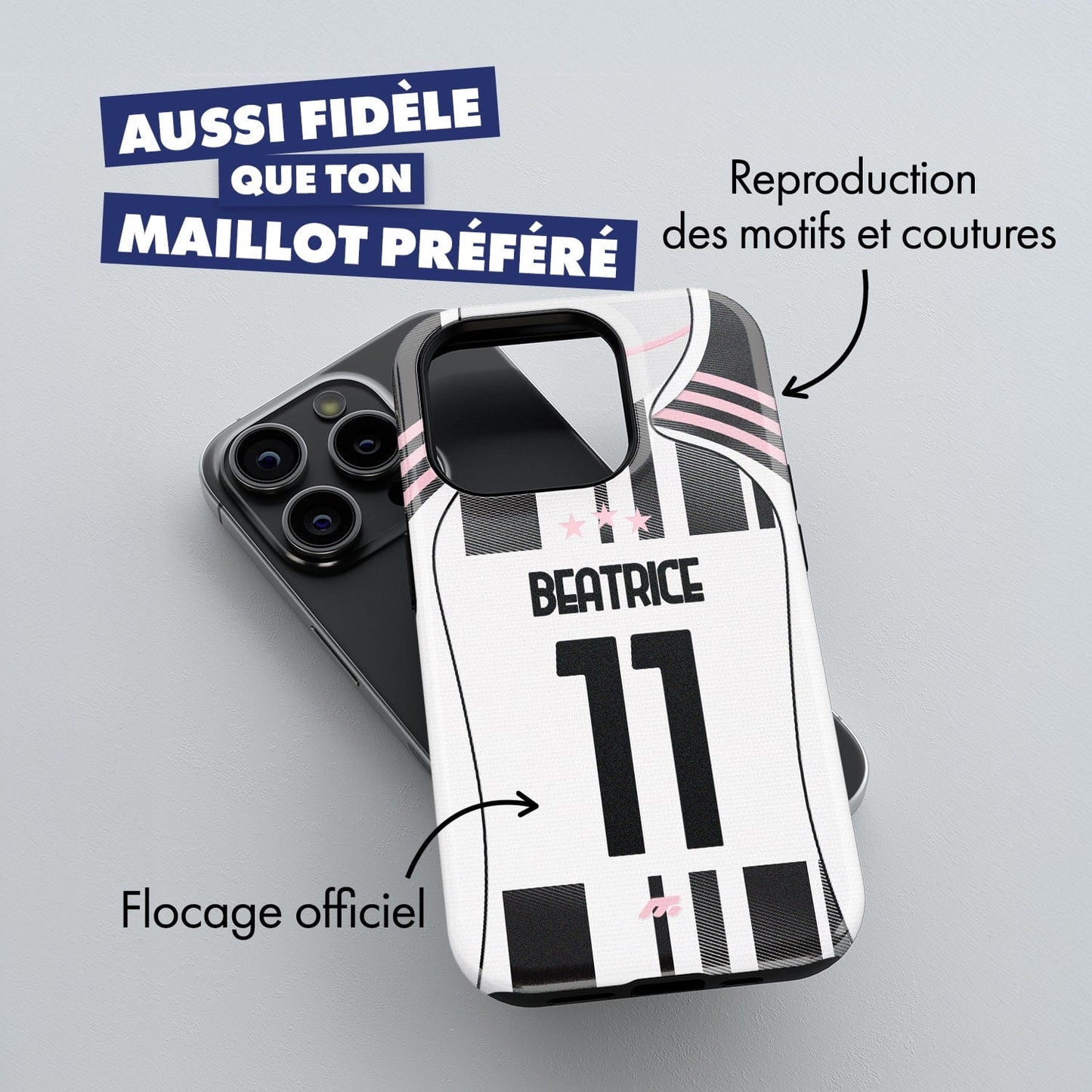 Coque Juventus Turin football personnalisable pour téléphone