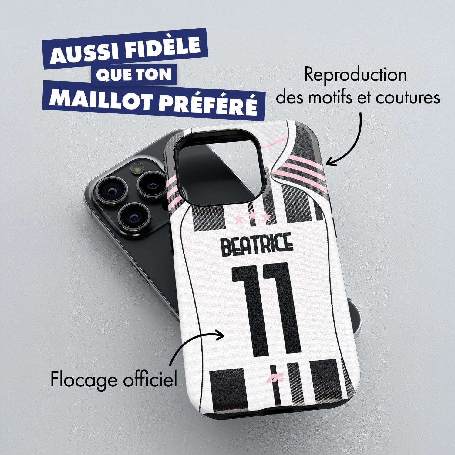 Coque Juventus Turin football personnalisable pour téléphone