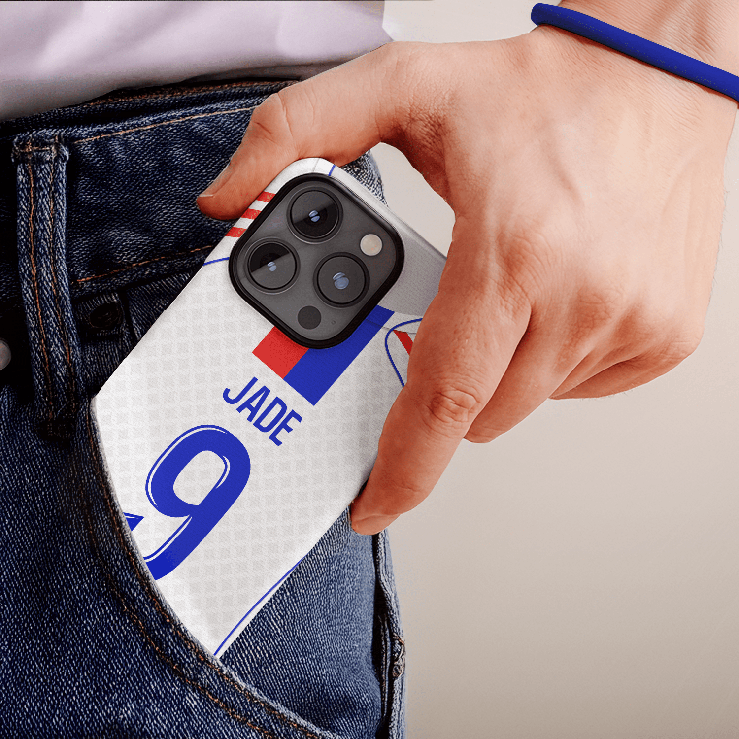 Coque Olympique Lyonnais football personnalisable pour téléphone