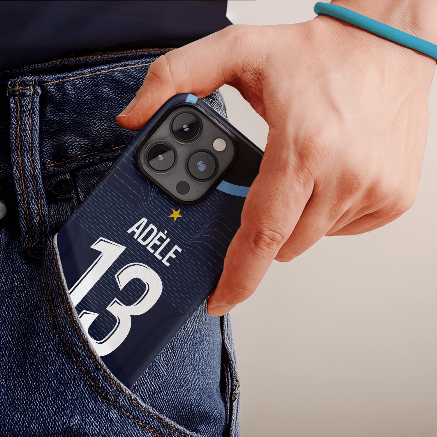 Coque Olympique de Marseille football personnalisable pour téléphone