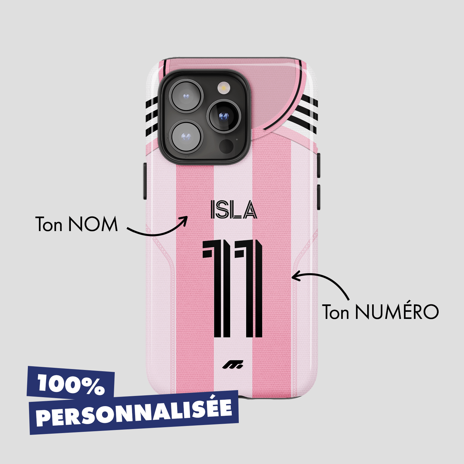 Coque INTER MIAMI football personnalisable