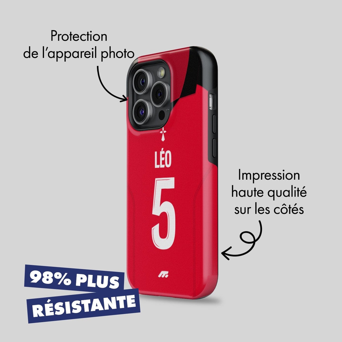 Coque Stade rennais football personnalisable pour téléphone