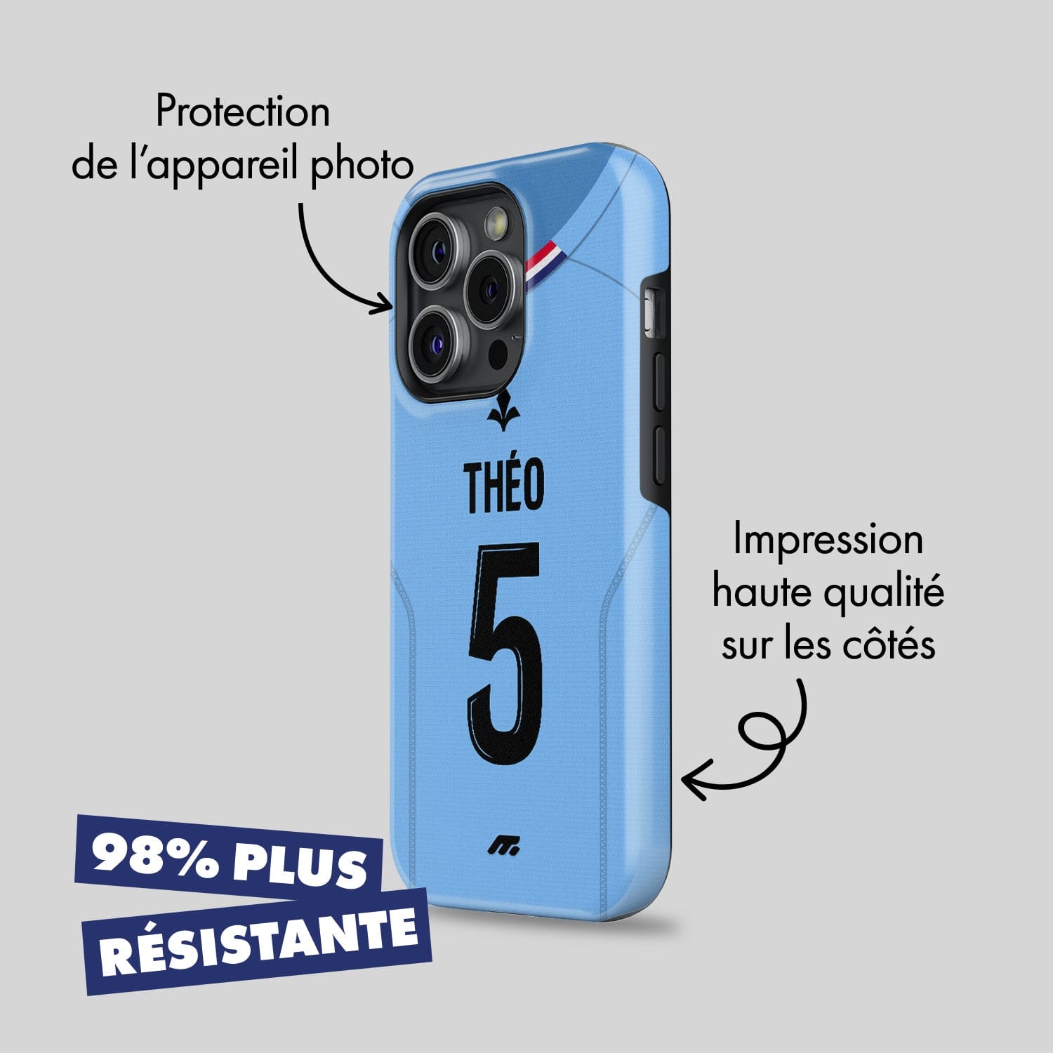 Coque LOSC gardien football personnalisable pour téléphone