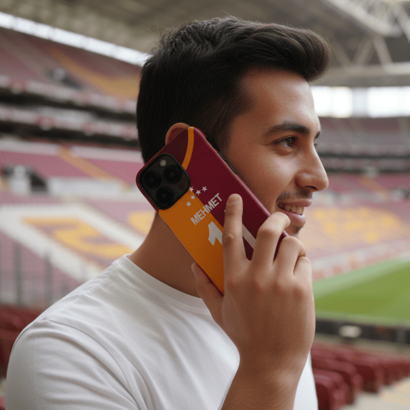 Coque de téléphone Galatasaray personnalisé de football