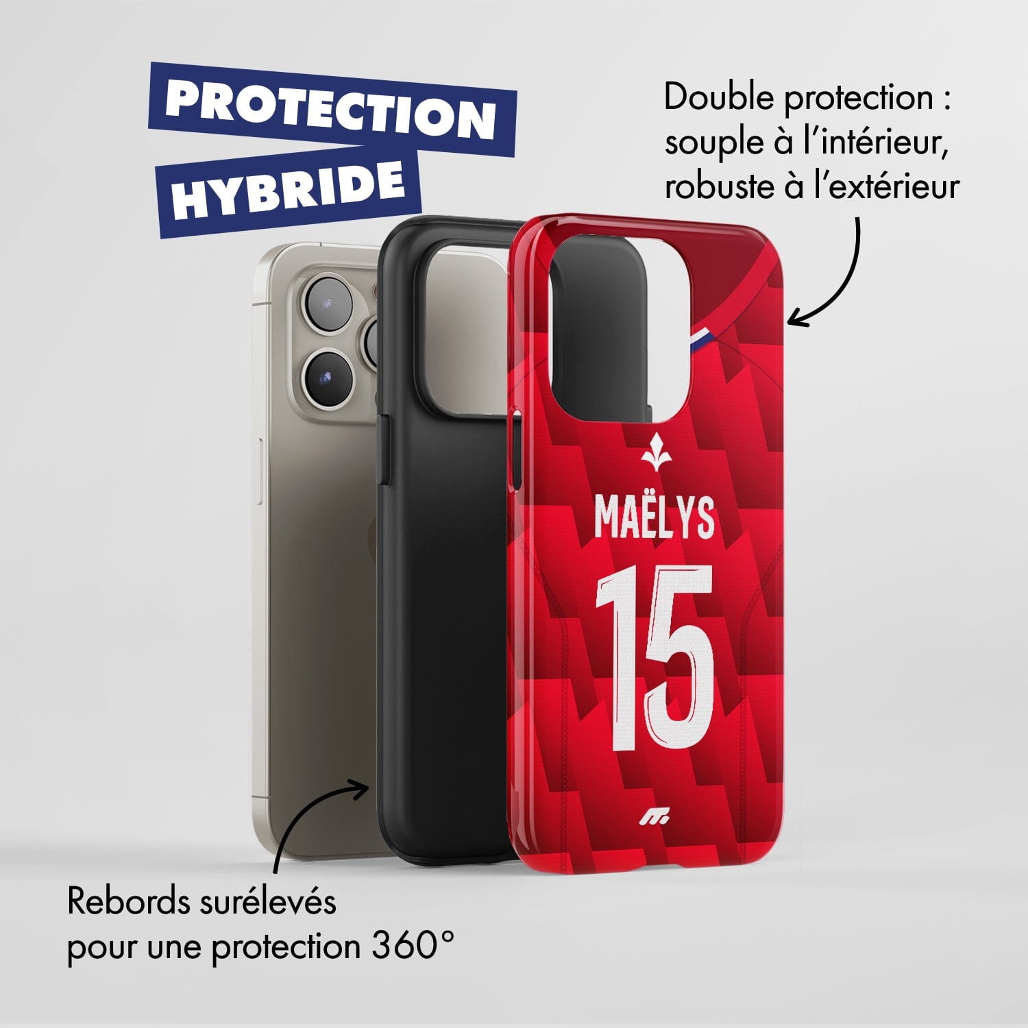 Coque LOSC football personnalisable pour téléphone