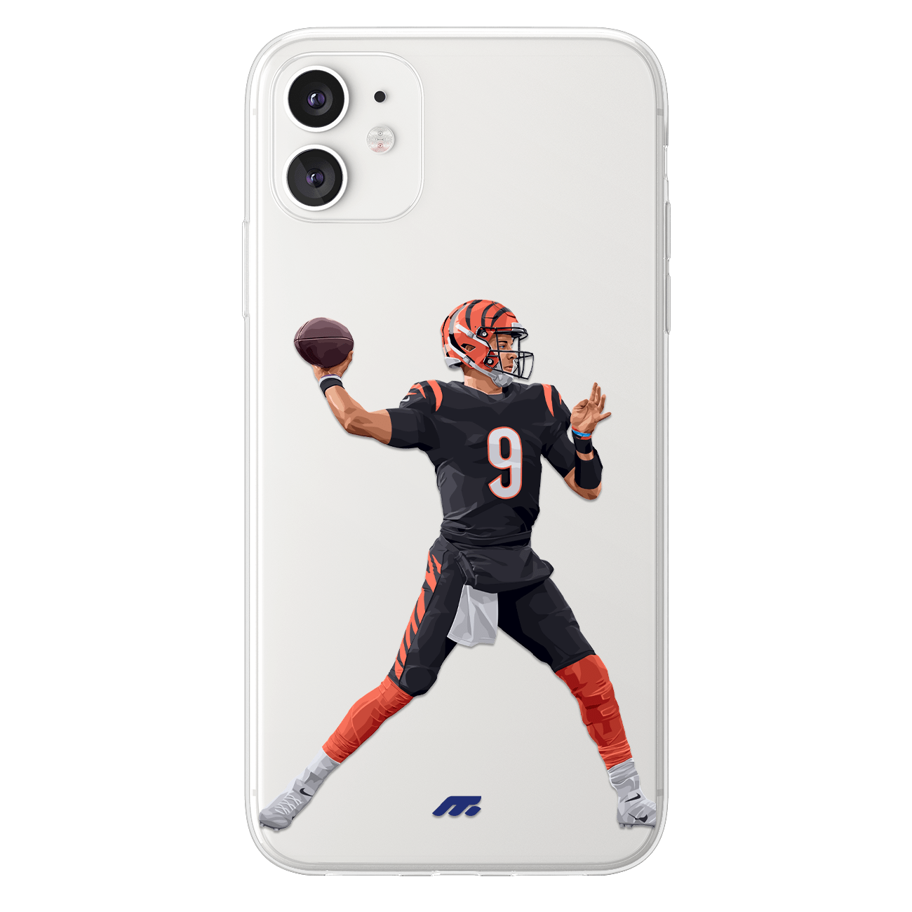 Coque Joe Burrow de Football américain Bengals de Cincinnati