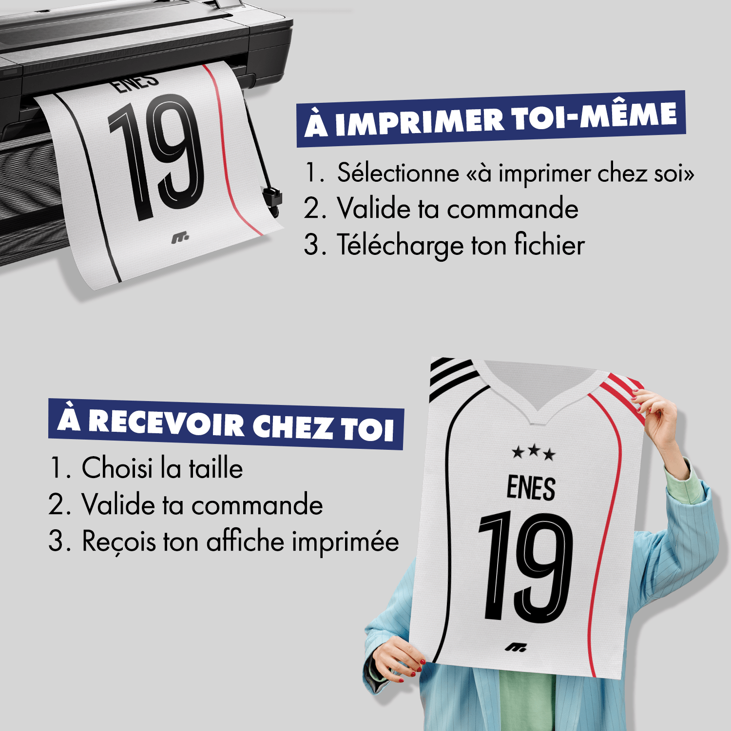 Affiche BESIKTAS football personnalisable à imprimer
