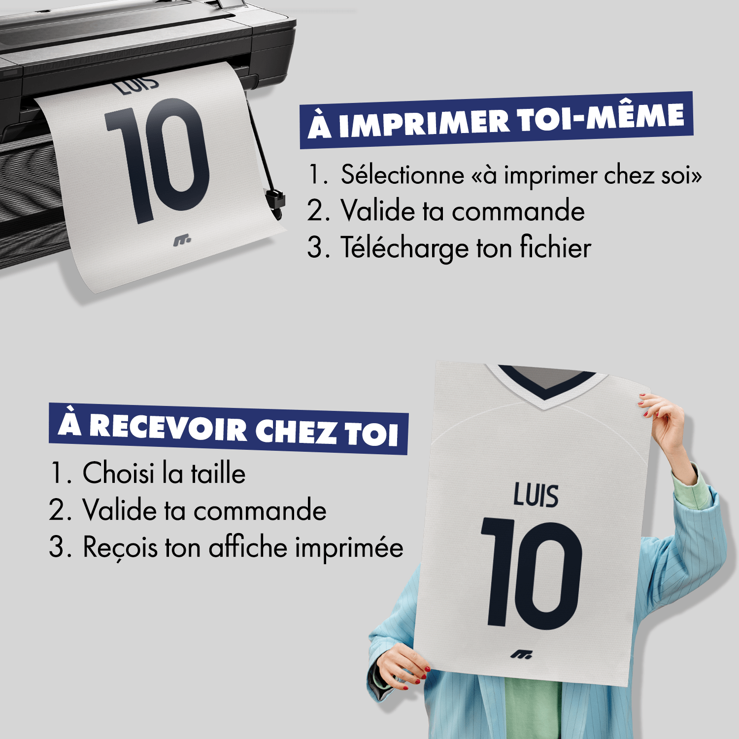 Affiche LAZIO football personnalisable à imprimer