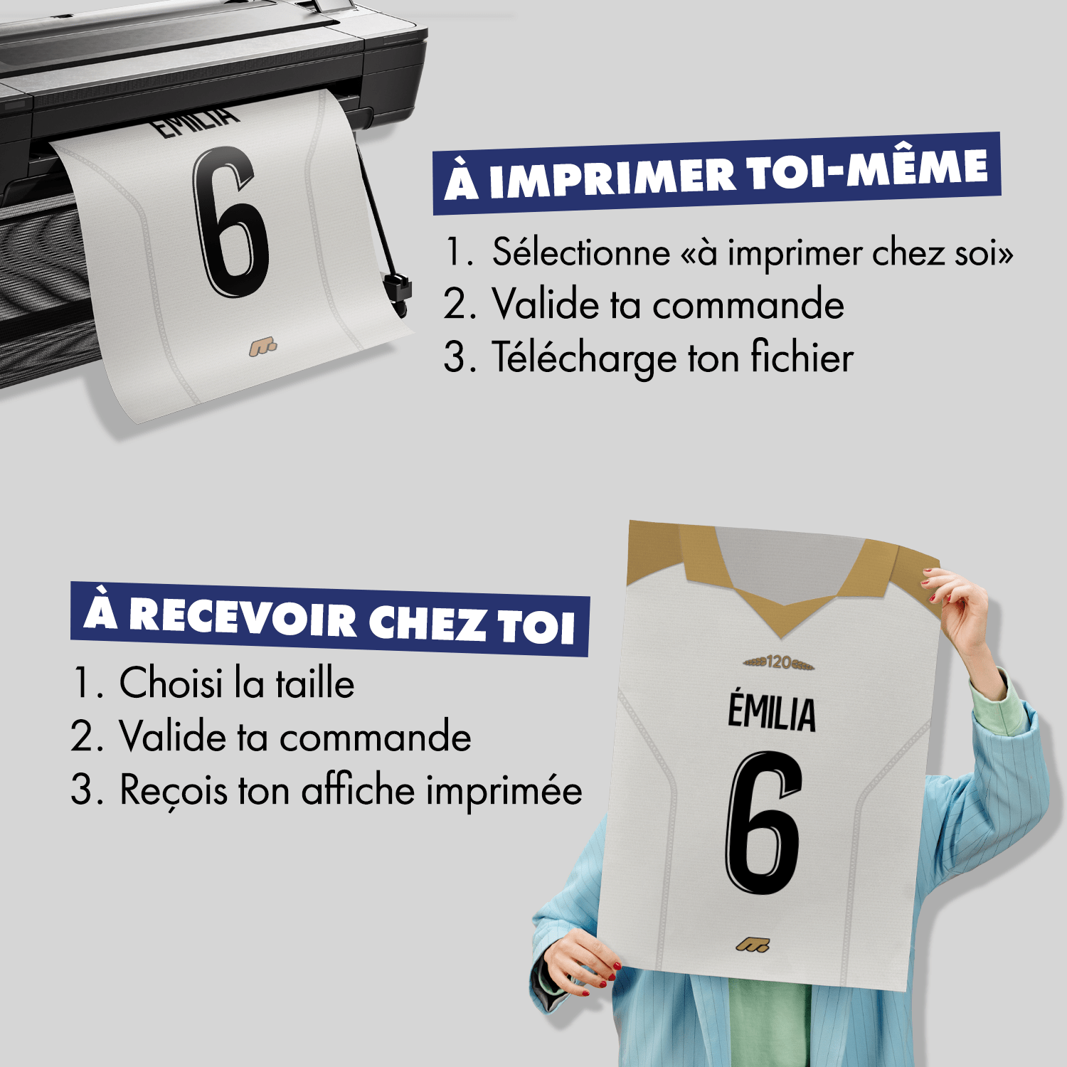 Affiche LENS football personnalisable à imprimer