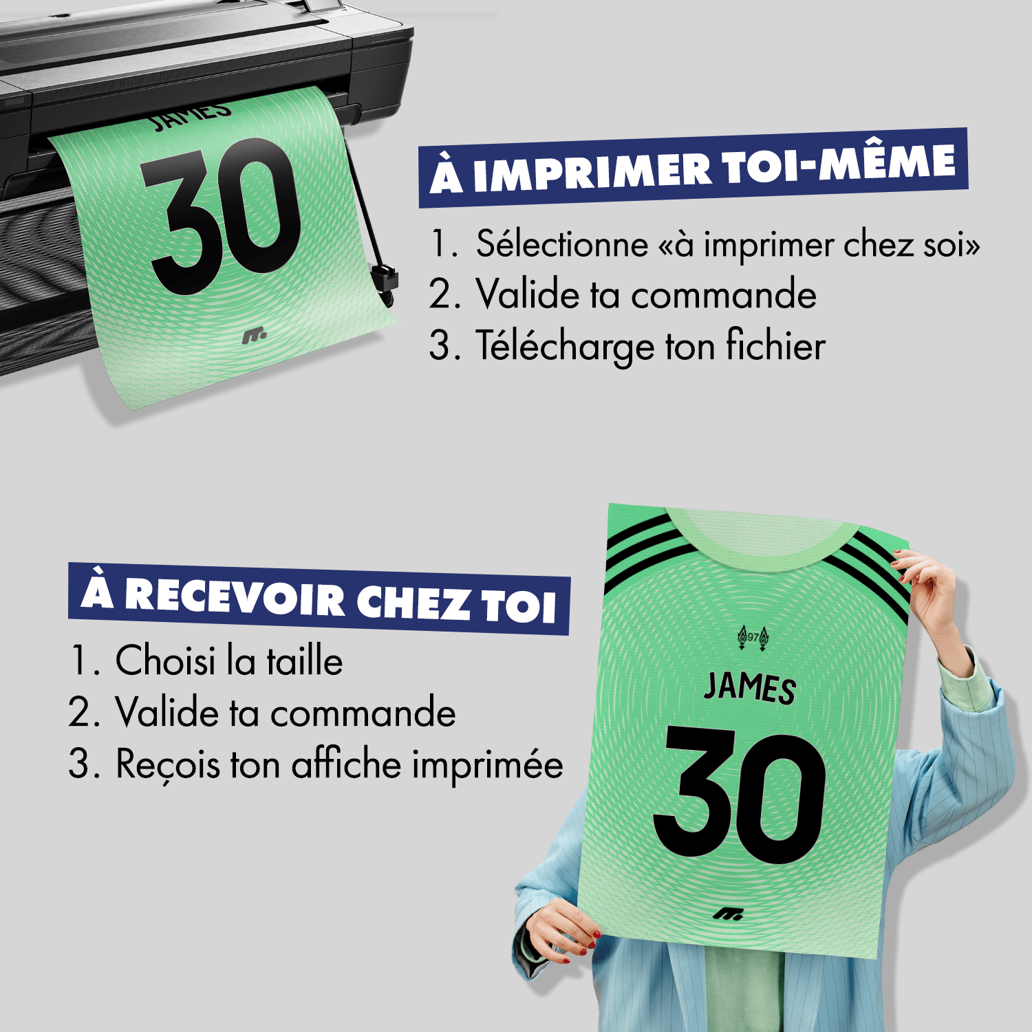 Affiche LIVERPOOL football personnalisable à imprimer