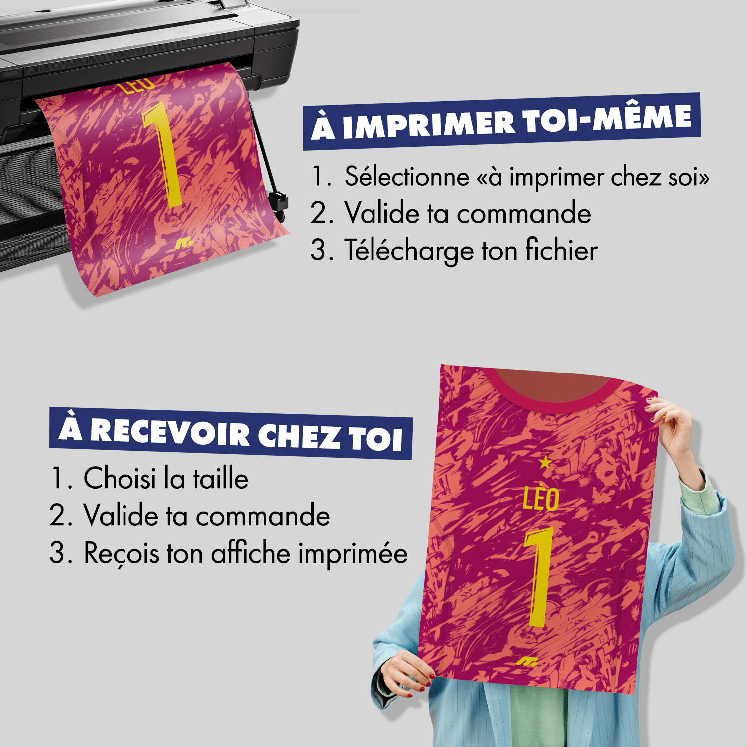 Affiche NANTES football personnalisable à imprimer