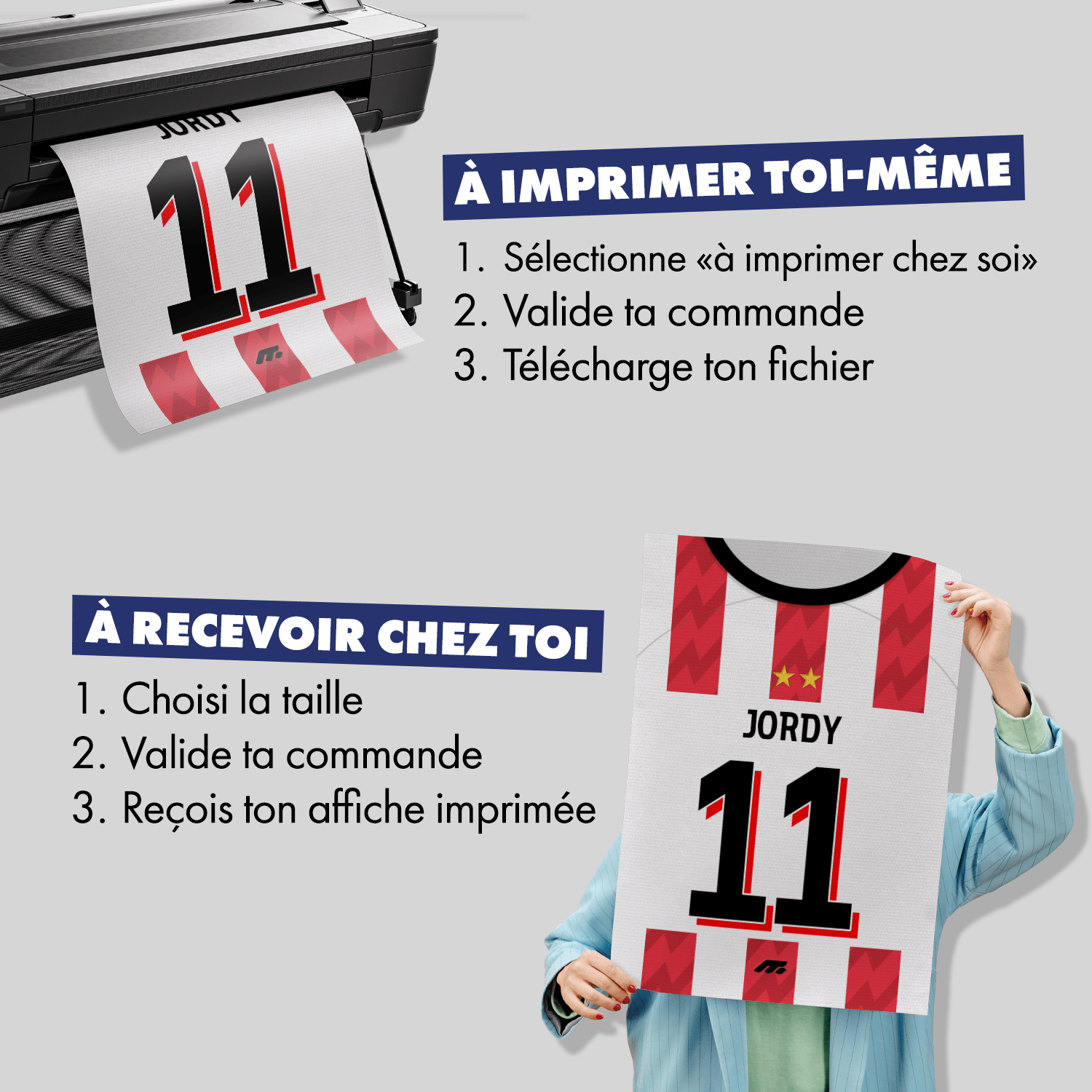 Affiche PSV football personnalisable à imprimer