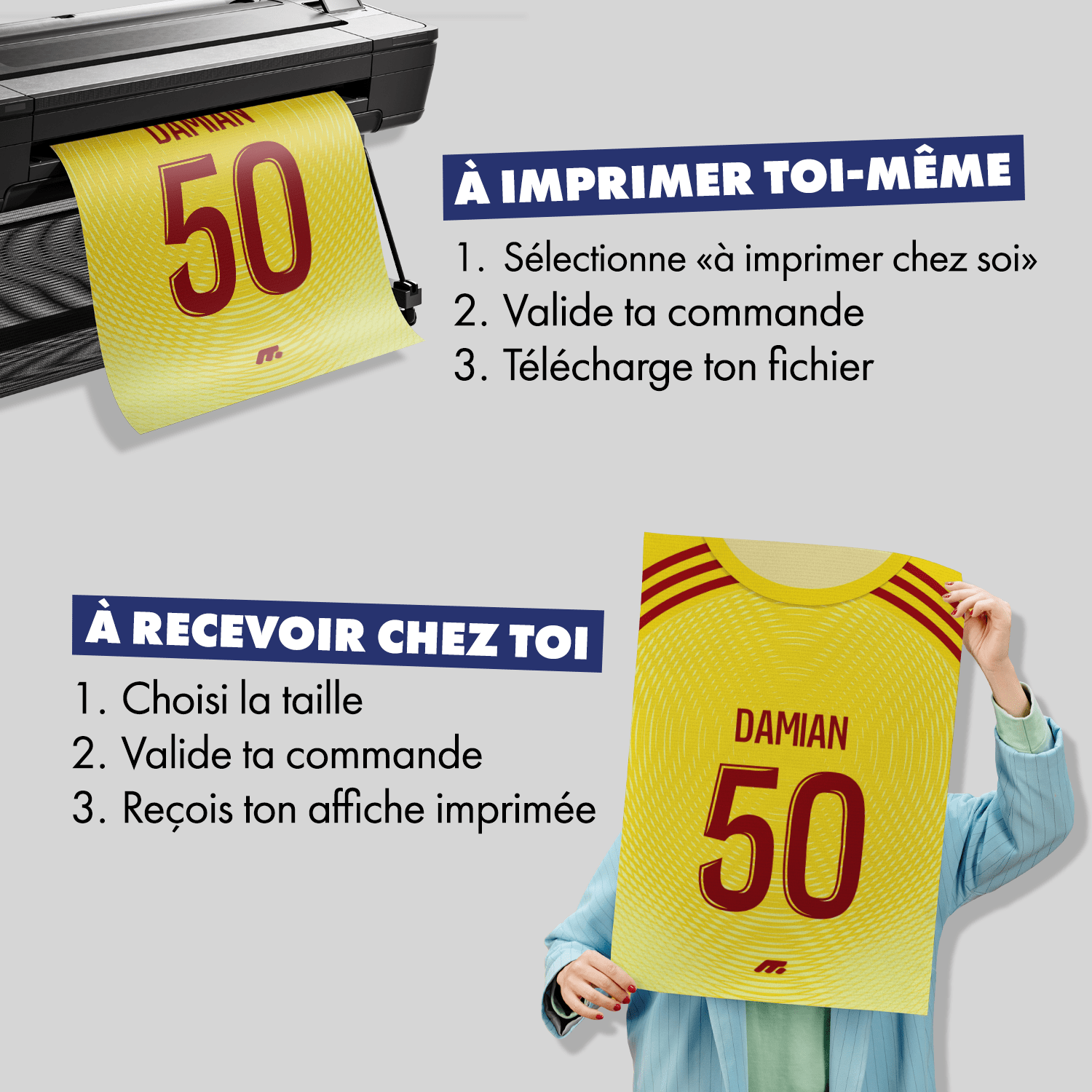 Affiche STRASBOURG football personnalisable à imprimer