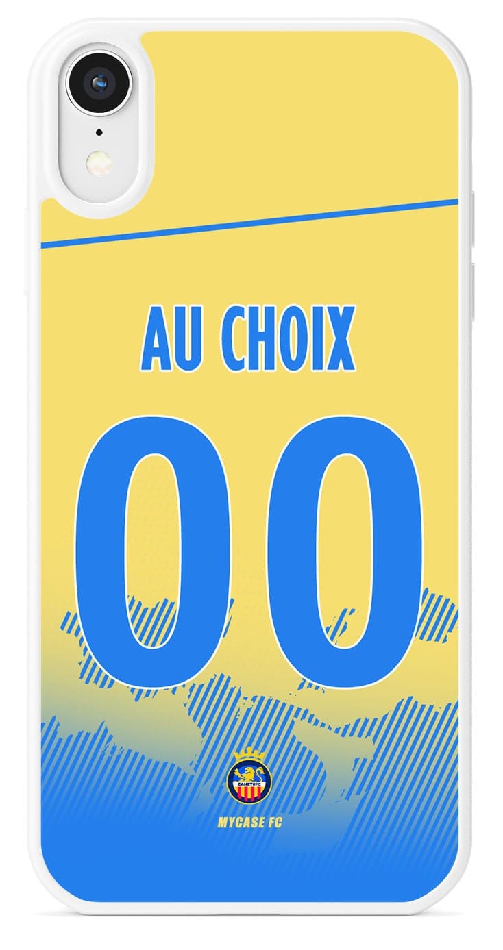 Coque football personnalisable pour téléphone - iPhone, Samsung, Google, Xiaomi, Oppo