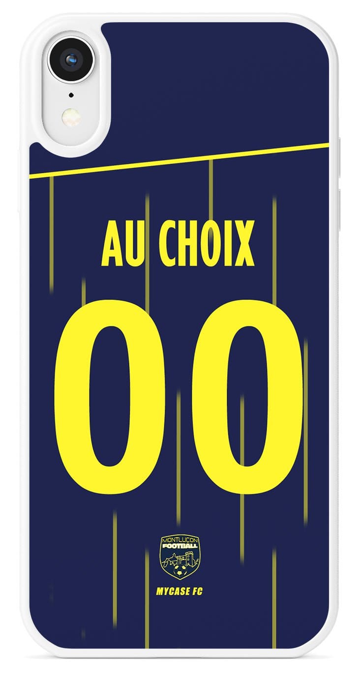 Coque de téléphone MONTLUÇON FOOTBALL EXTÉRIEURE personnalisée
