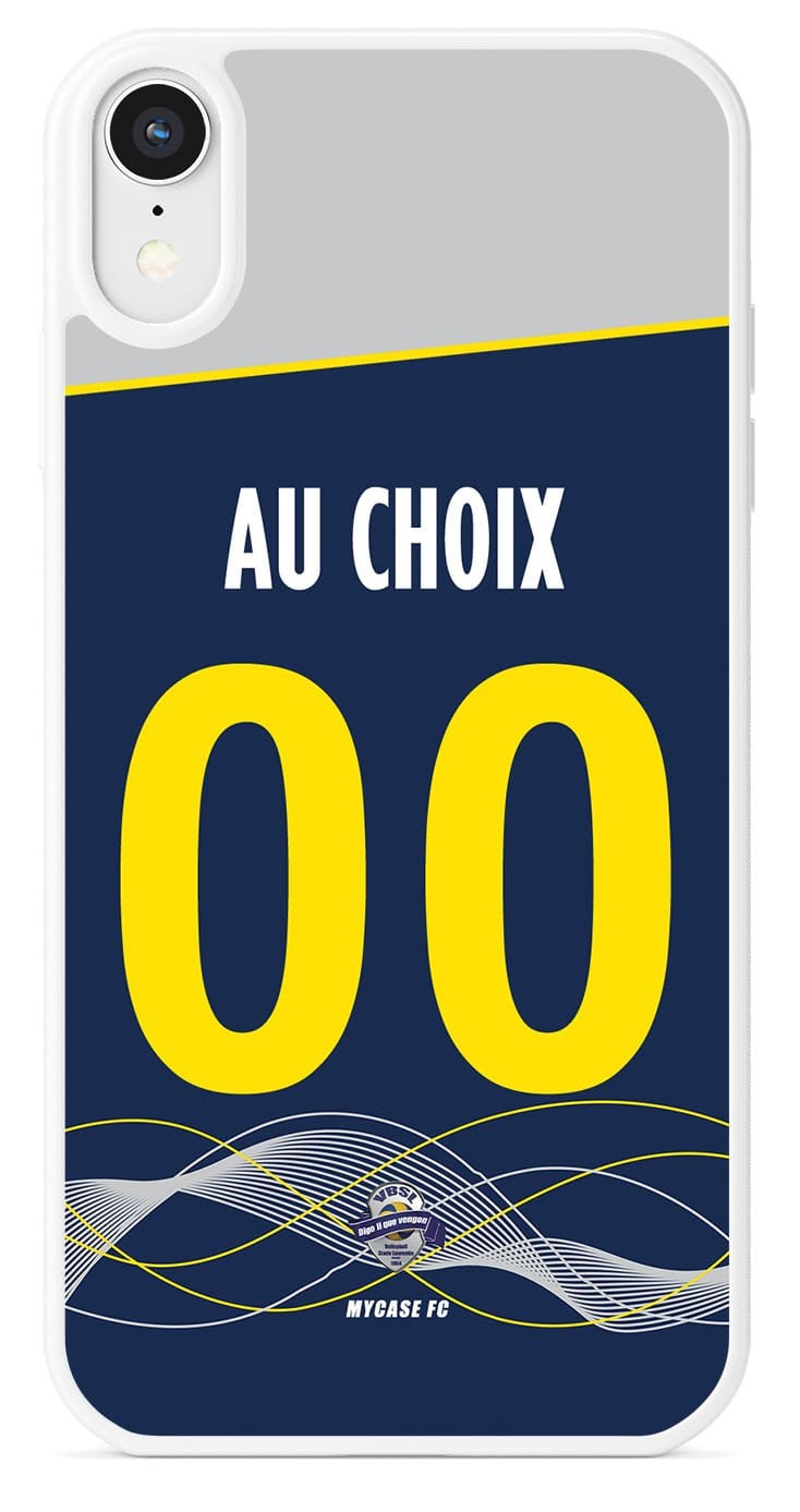 Coque football personnalisable pour téléphone - iPhone, Samsung, Google, Xiaomi, Oppo