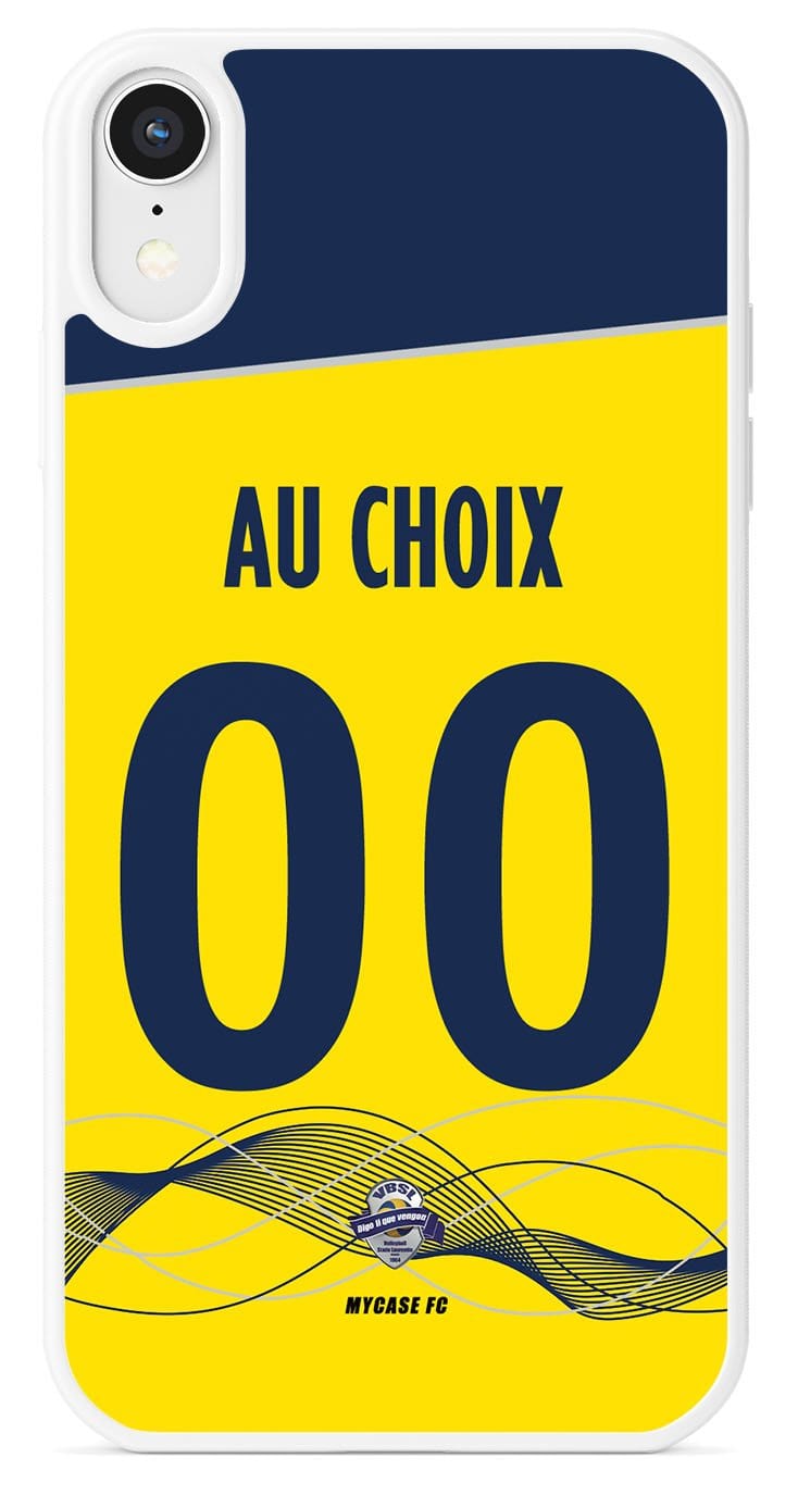 Coque football personnalisable pour téléphone - iPhone, Samsung, Google, Xiaomi, Oppo