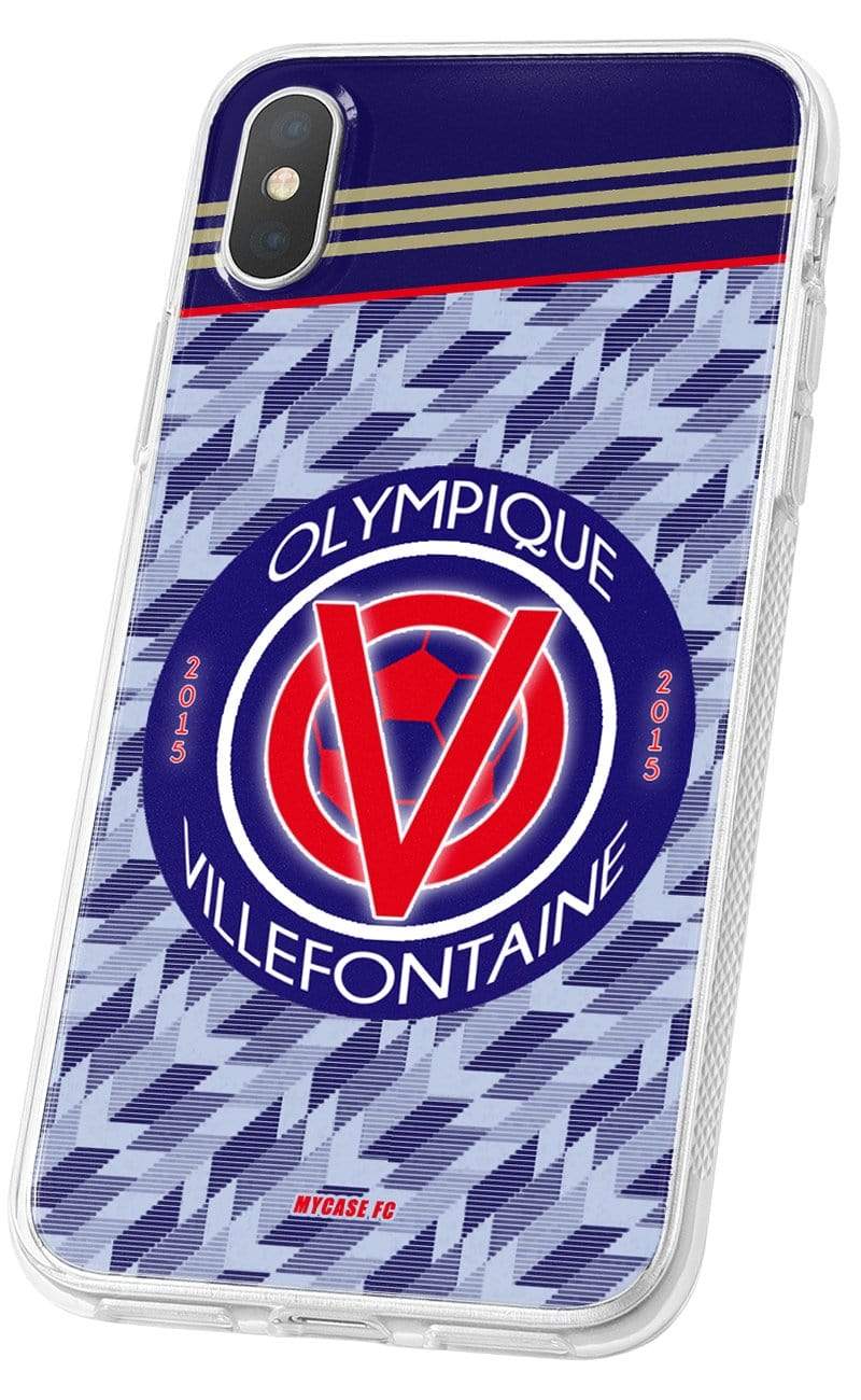 coque de téléphone OLYMPIQUE VILLEFONTAINE - LOGO EXTERIEUR