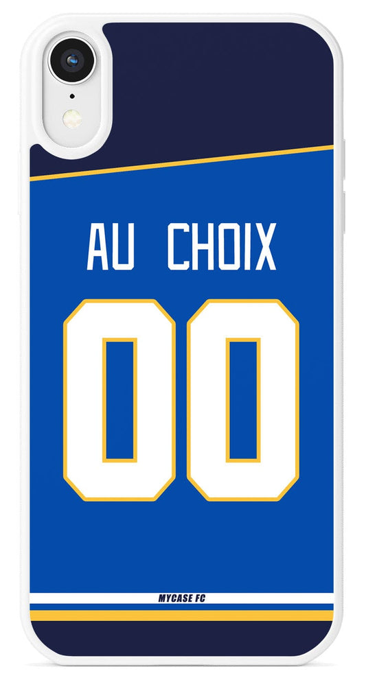 Coque Blues de Saint-Louis football personnalisable pour téléphone - iPhone, Samsung, Google, Xiaomi, Oppo