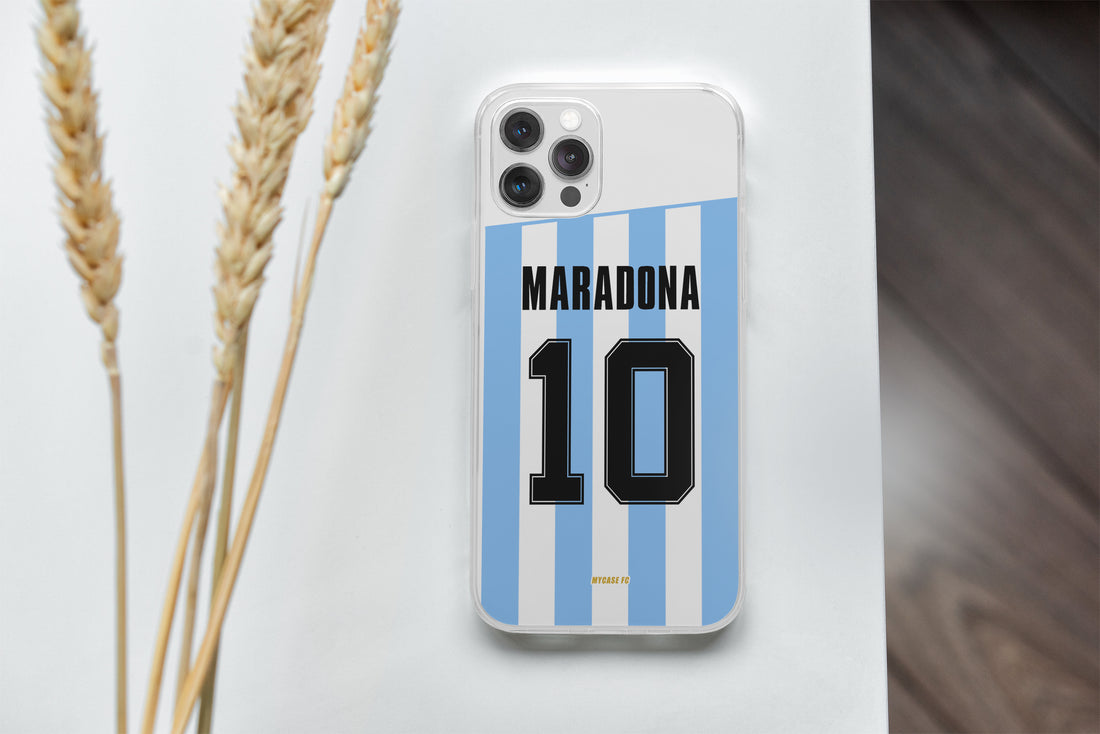 Explorez l'héritage vibrant du football argentin avec notre collection de coques pour iPhone 14 Plus